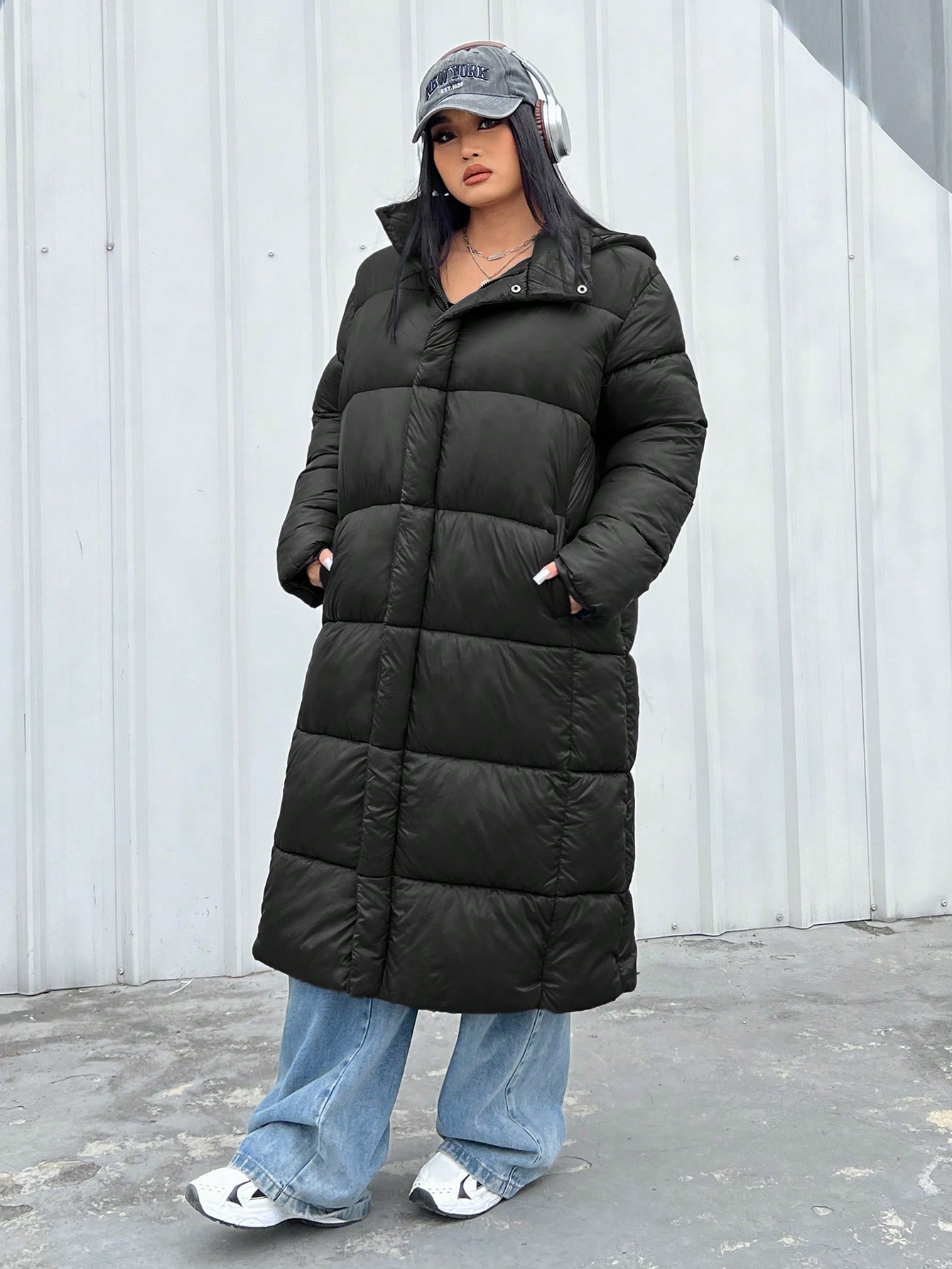 In Casual Plus Size Winter Coats