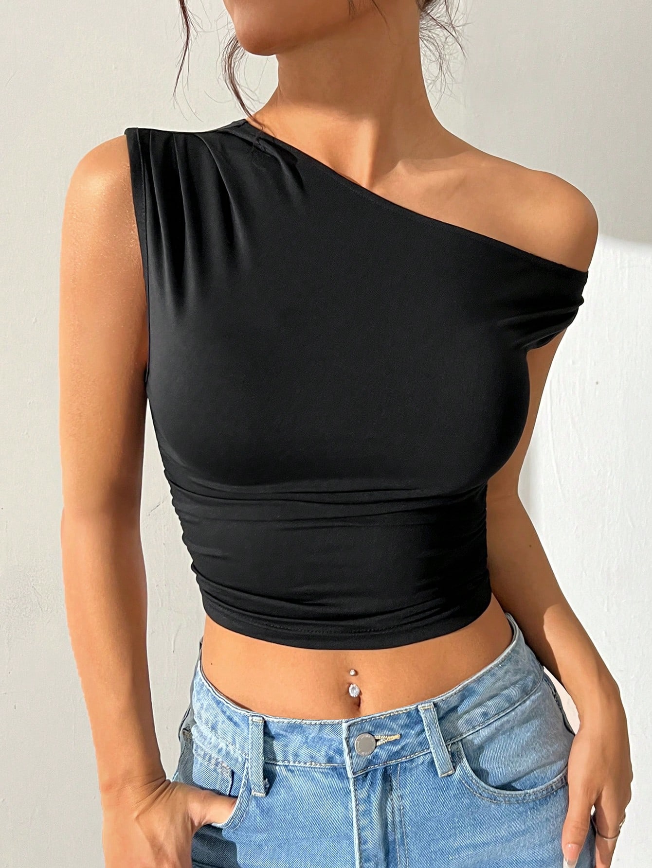 In Black Women Tops