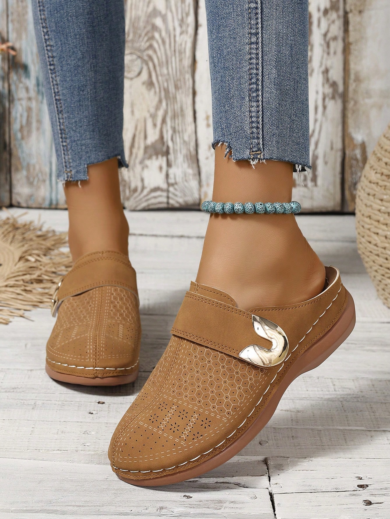 In Brown Women Wedges & Flatform