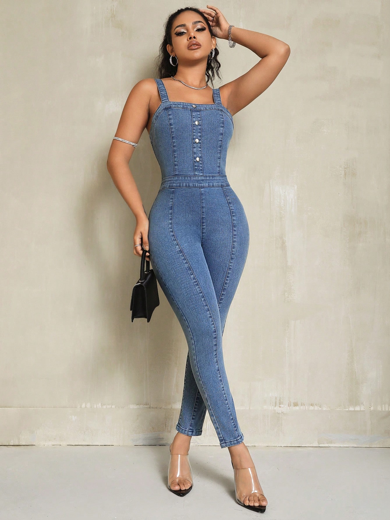 Women Denim Overalls & Jumpsuits