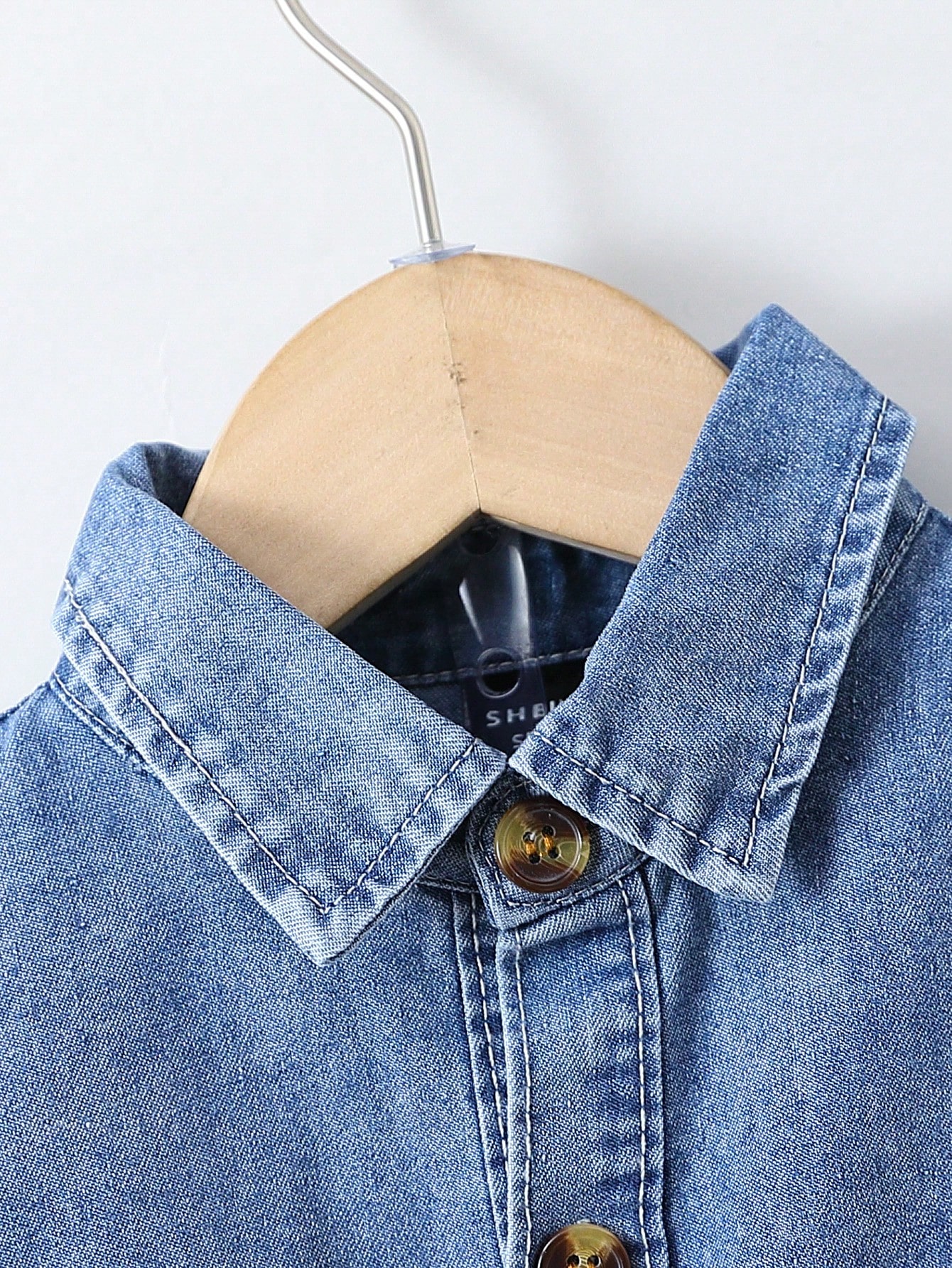 Young Boys Denim Two-piece Outfits