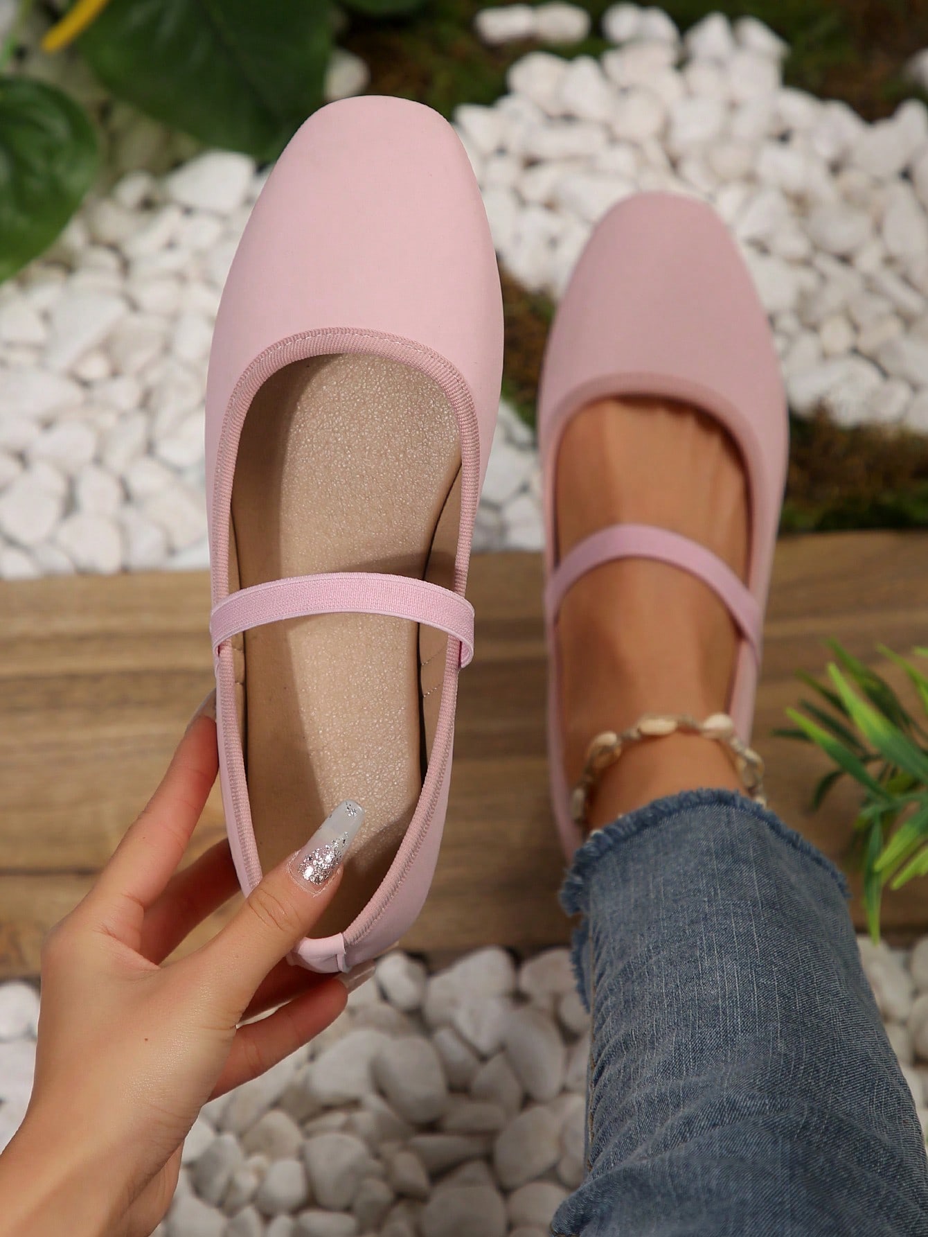 In Pink Women Flats