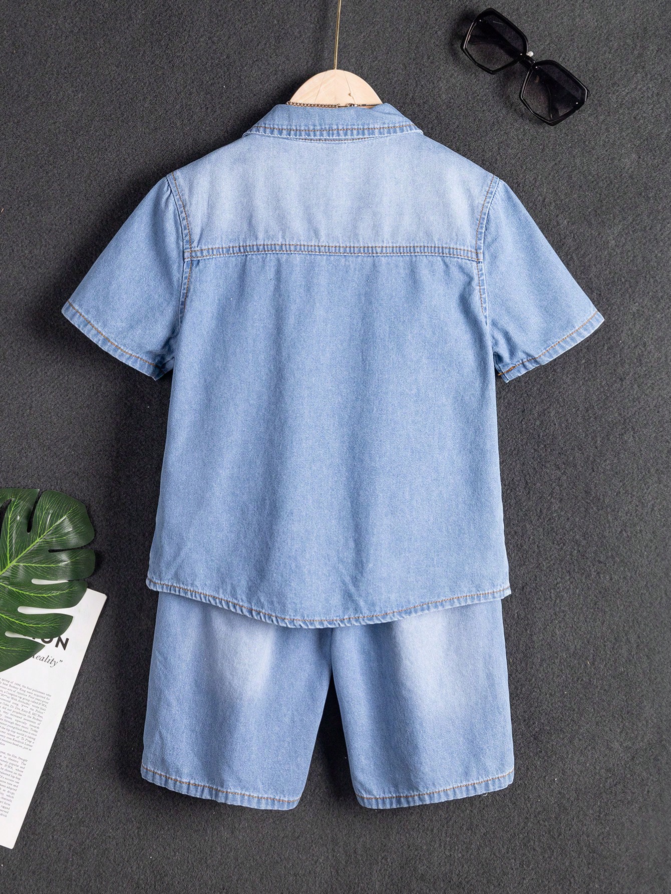 Tween Boys Denim Two-piece Outfits