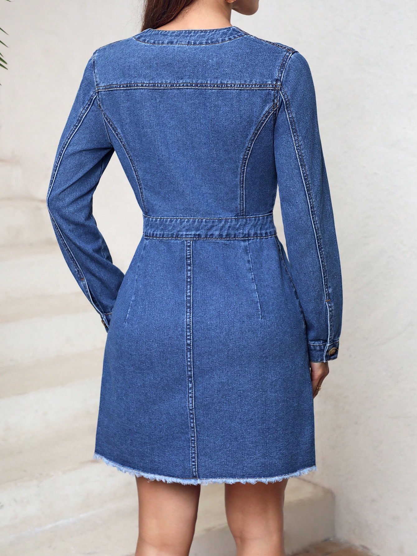 In Blue Women Denim Dresses