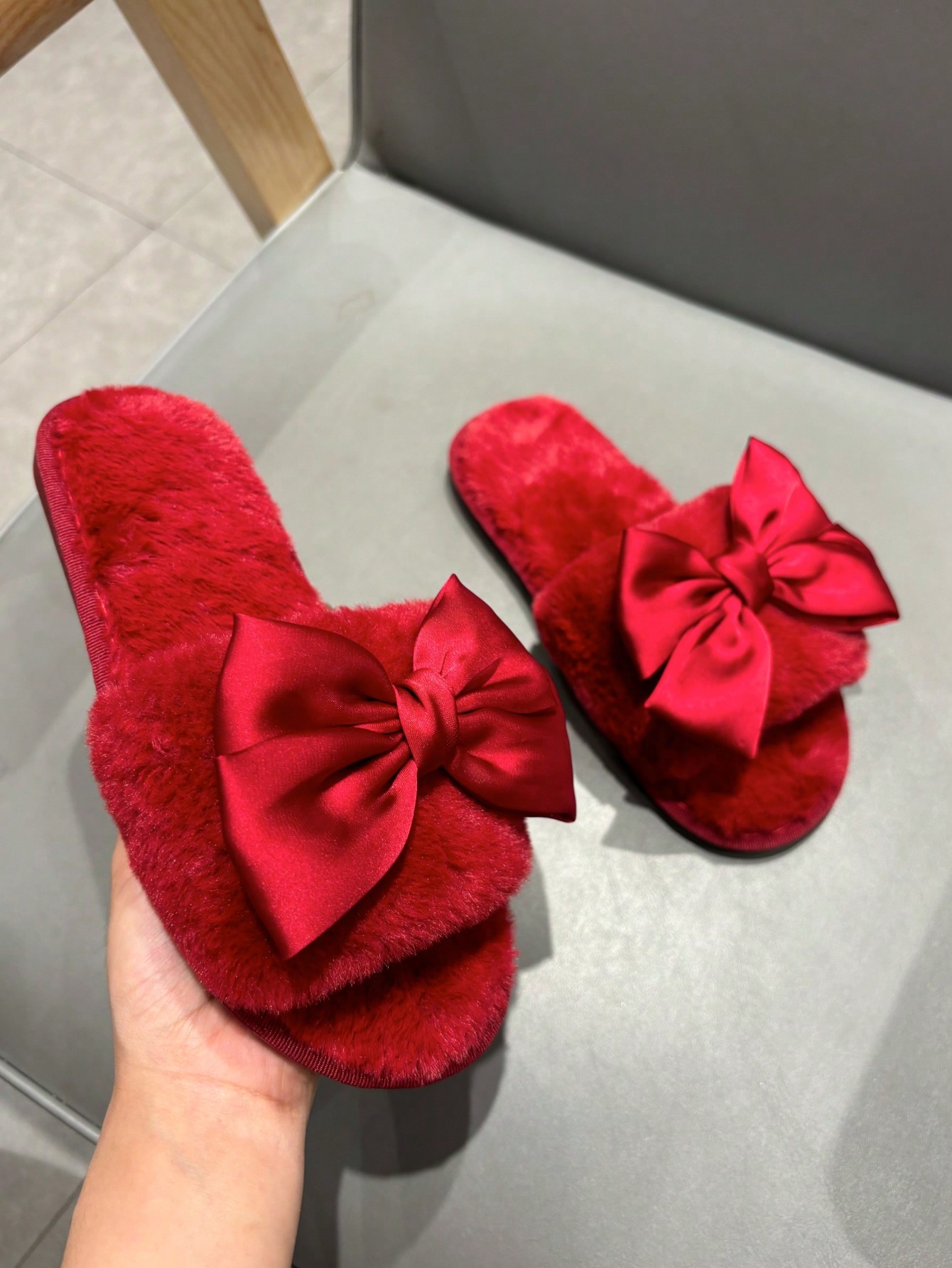 In Red Women Home Slippers