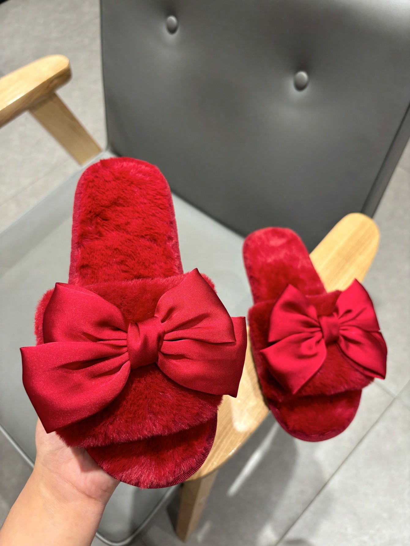 In Red Women Home Slippers