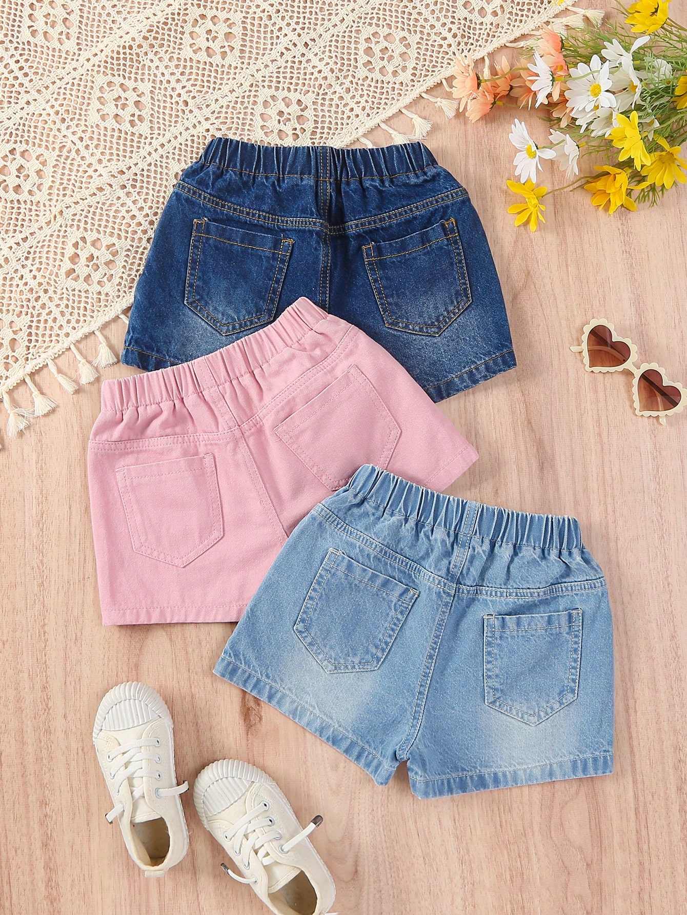 Young Girls Denim Shorts