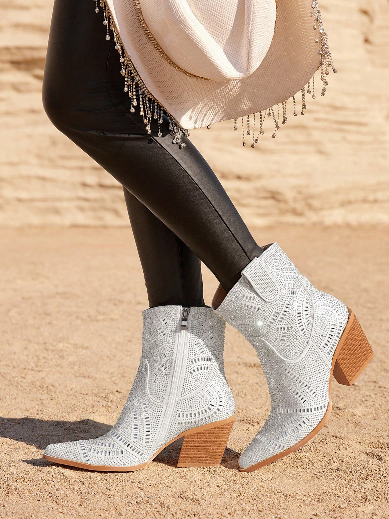 In Silver Women Ankle Boots & Booties