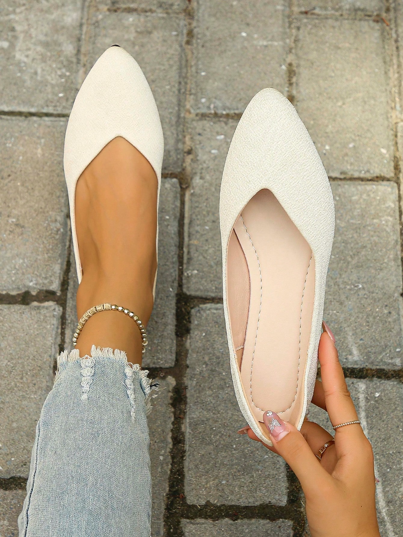 In White Women Flats