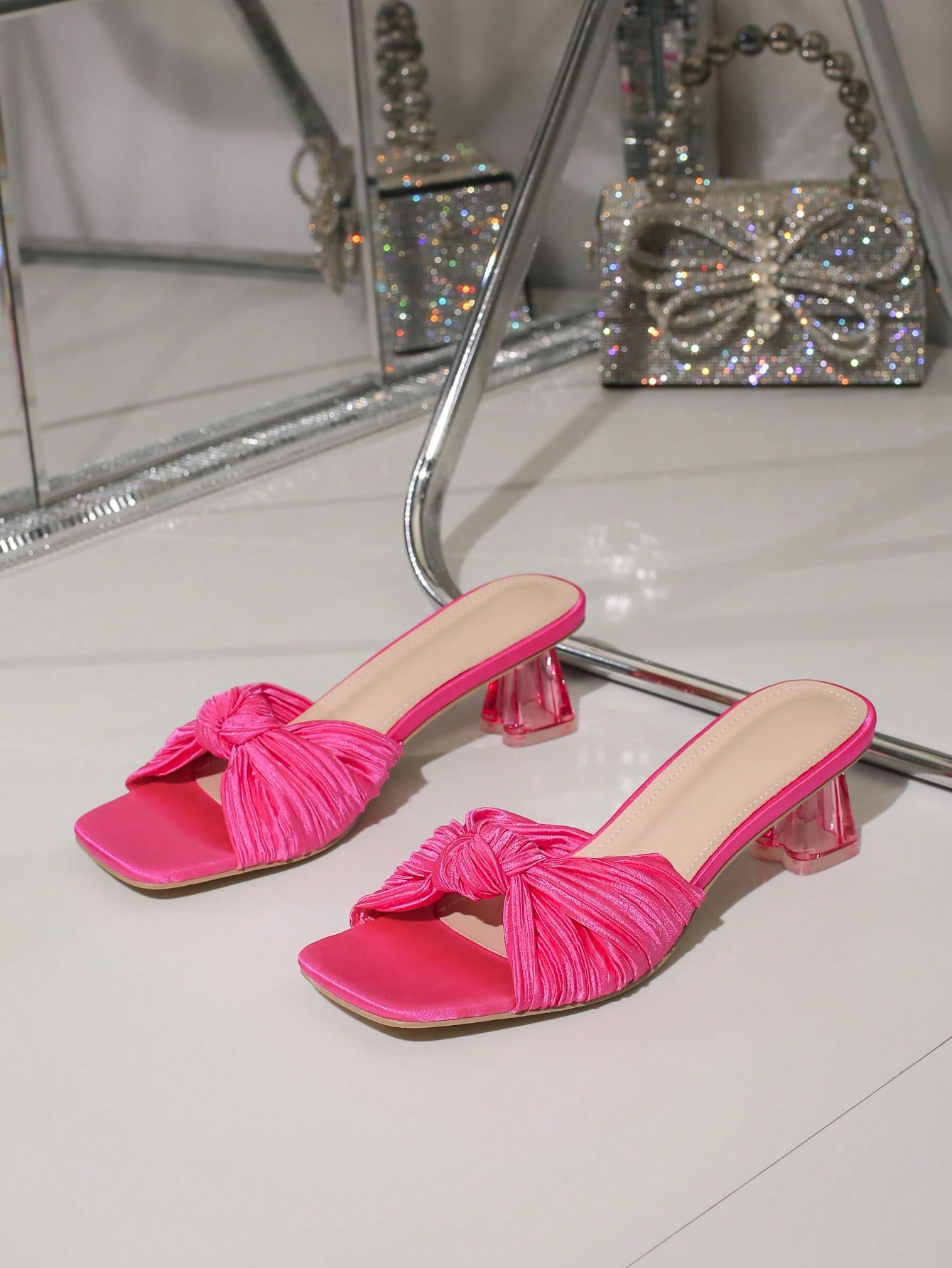 In Hot Pink Women Sandals