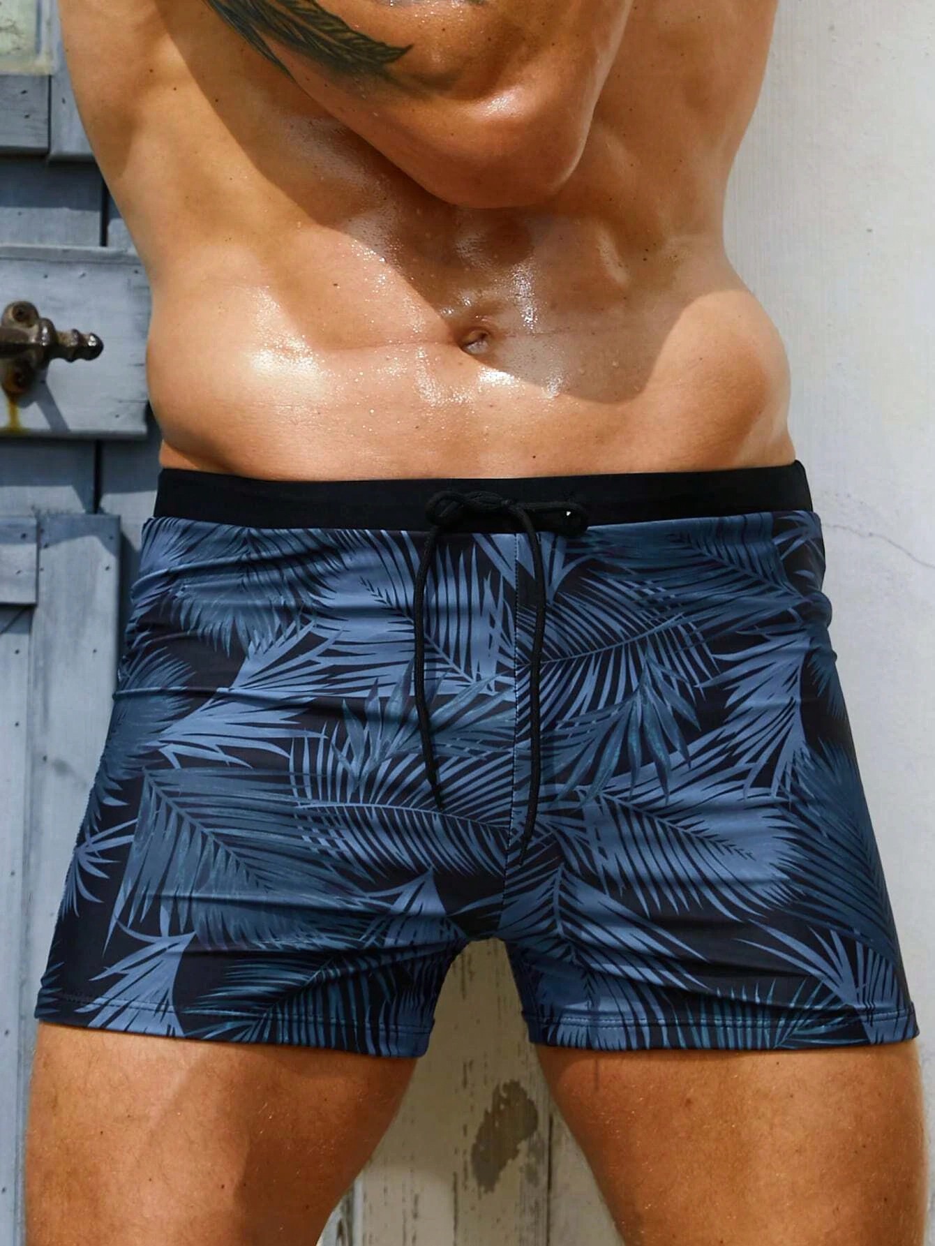 Men Plus Size Swim Shorts