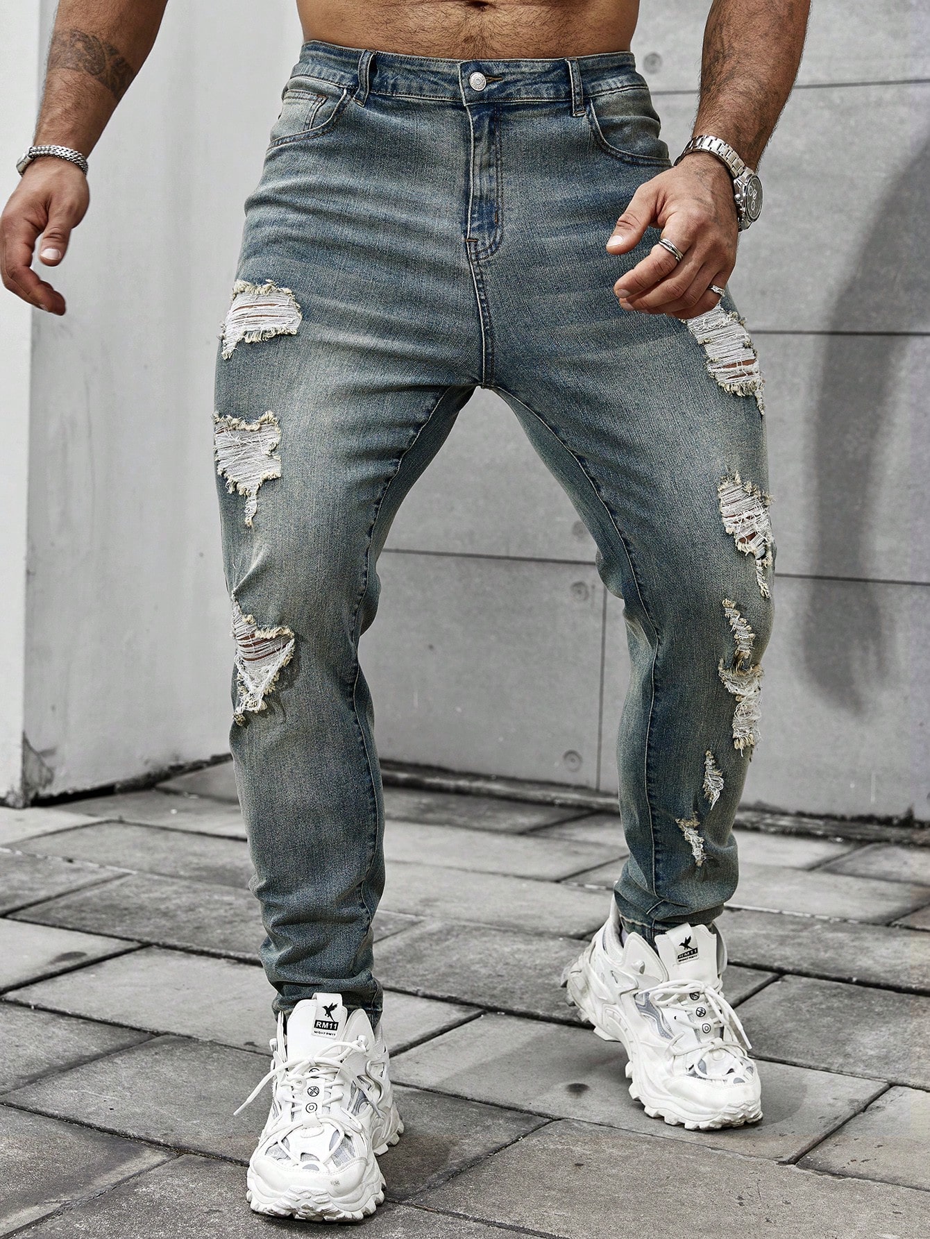 Men Plus Size Denim