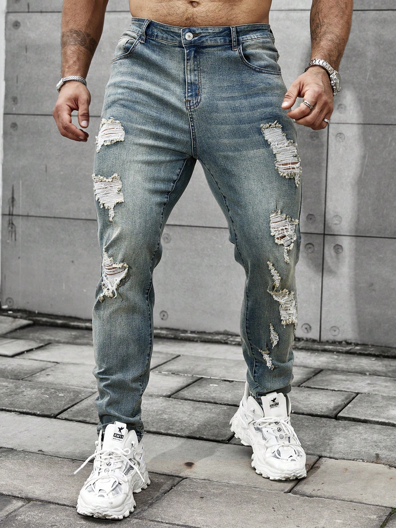 Men Plus Size Denim