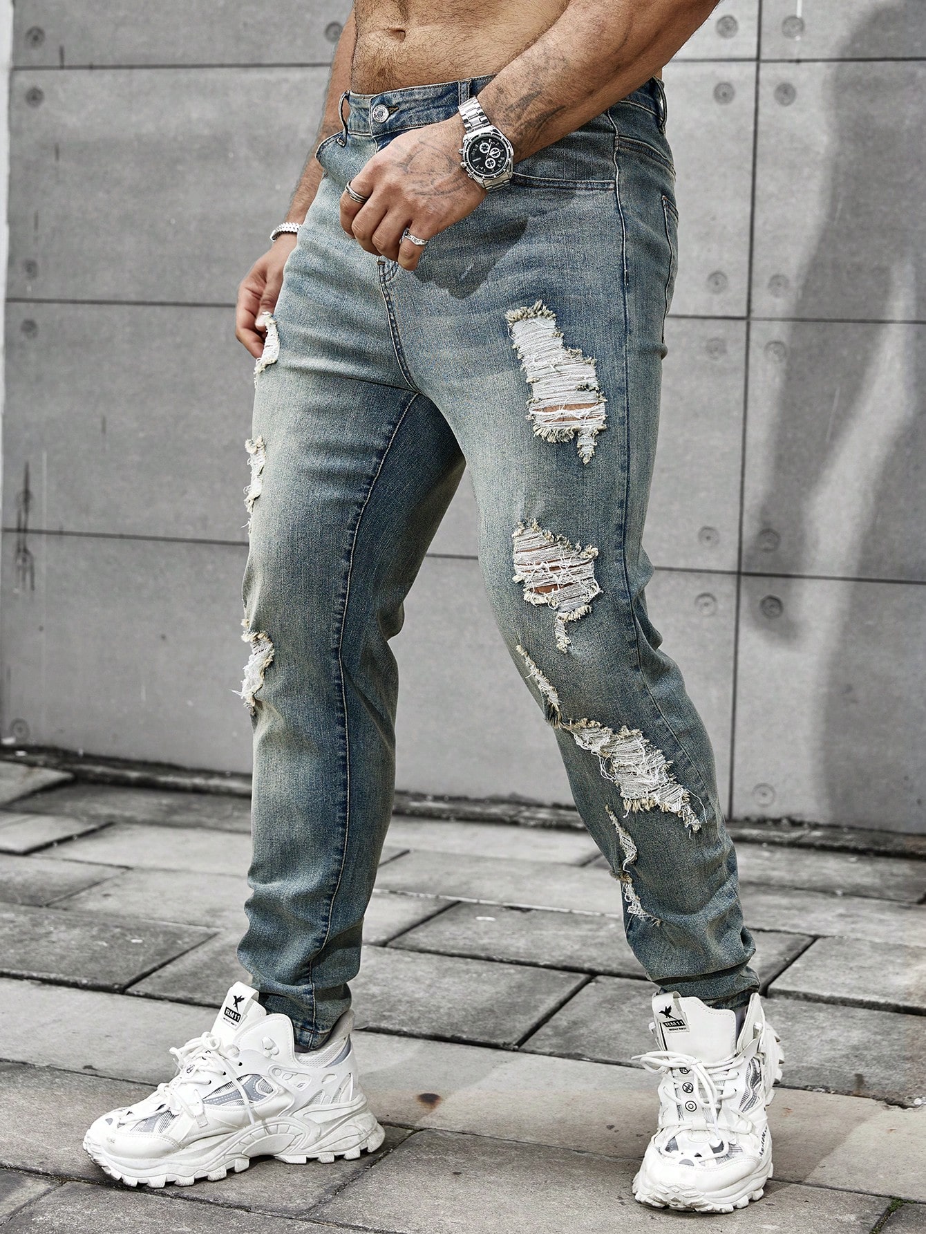 Men Plus Size Denim