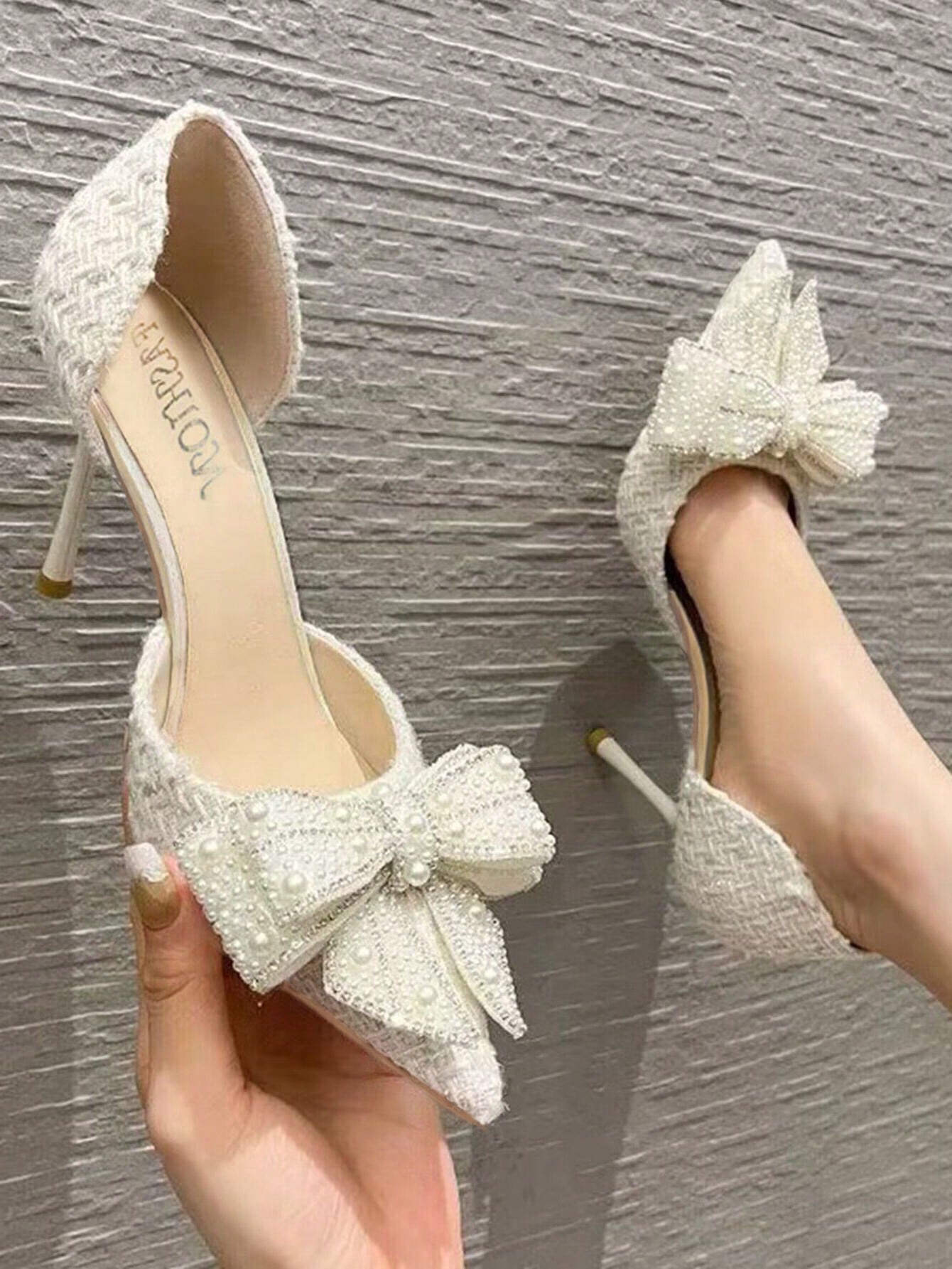 In White Women Pumps