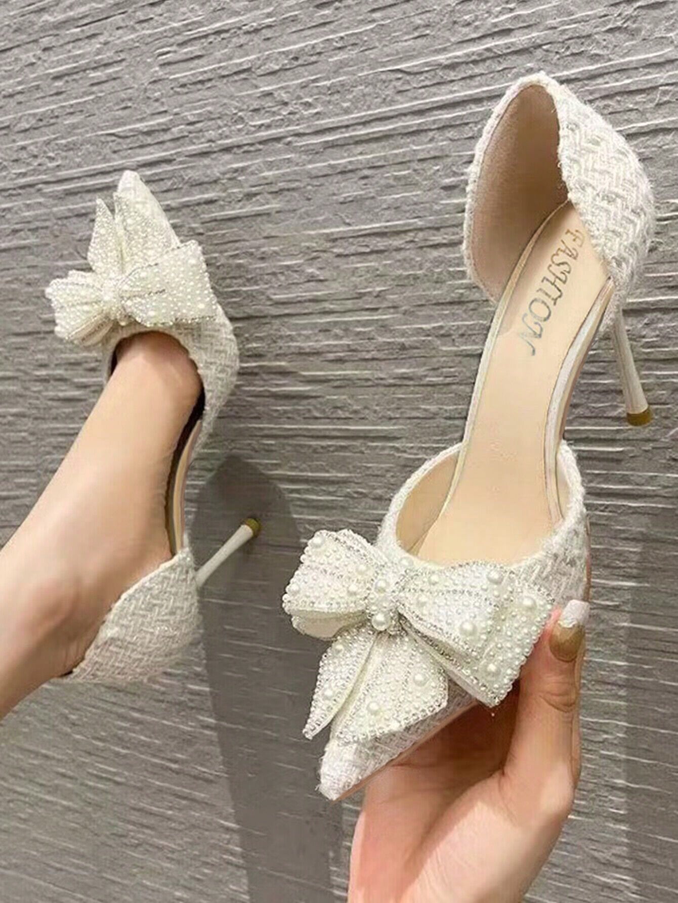 In White Women Pumps