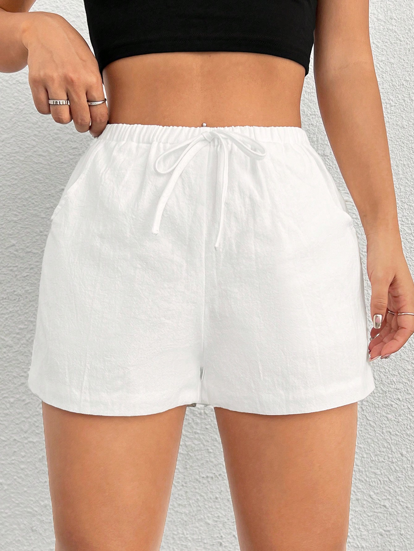 White Shorts