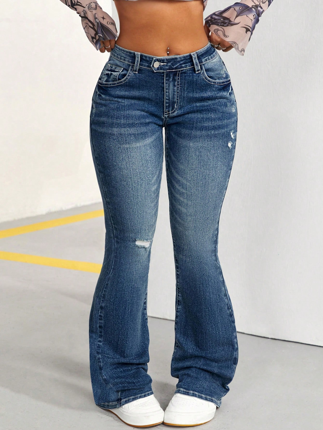 Flare Leg Jeans