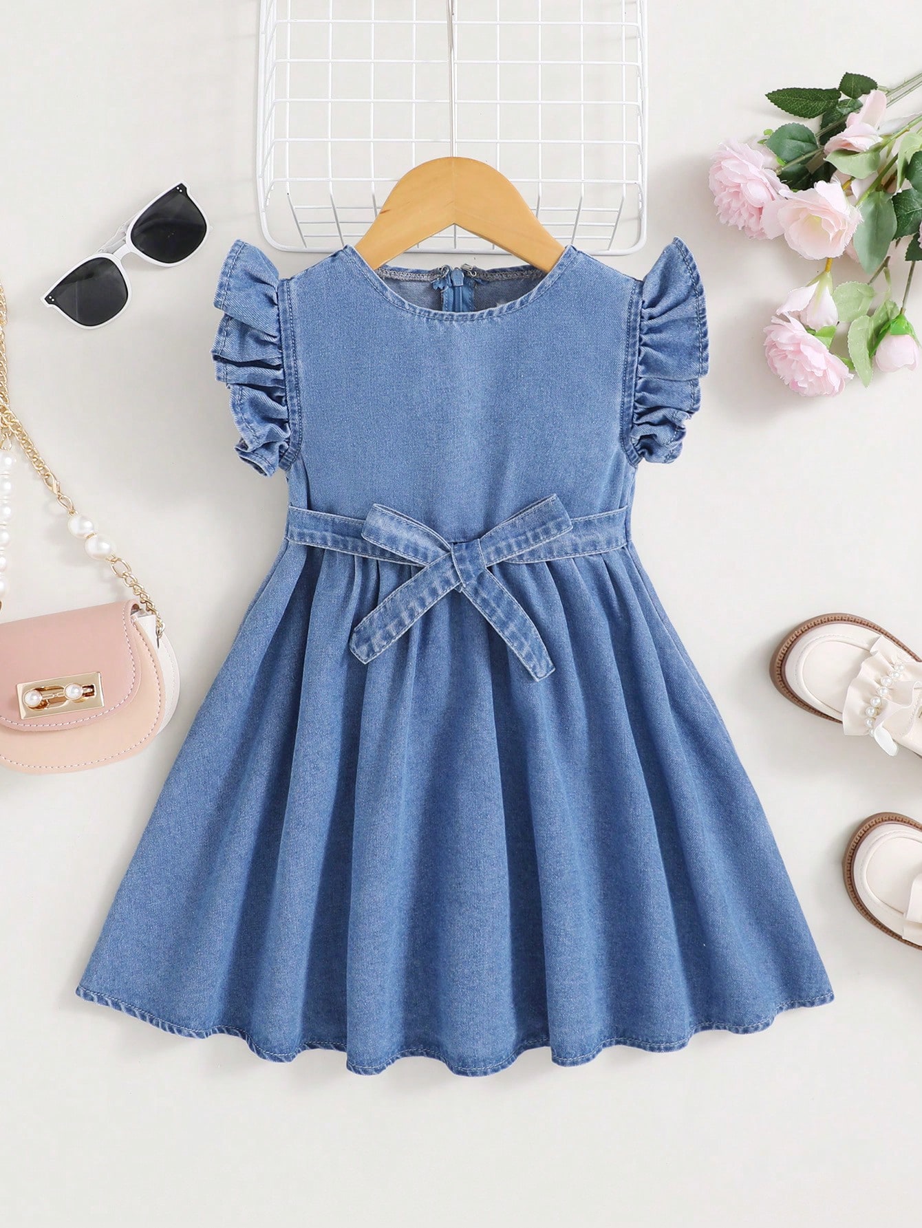 Young Girls Denim Dresses