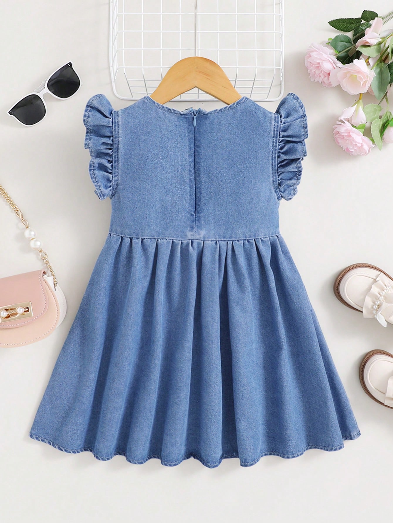 Young Girls Denim Dresses