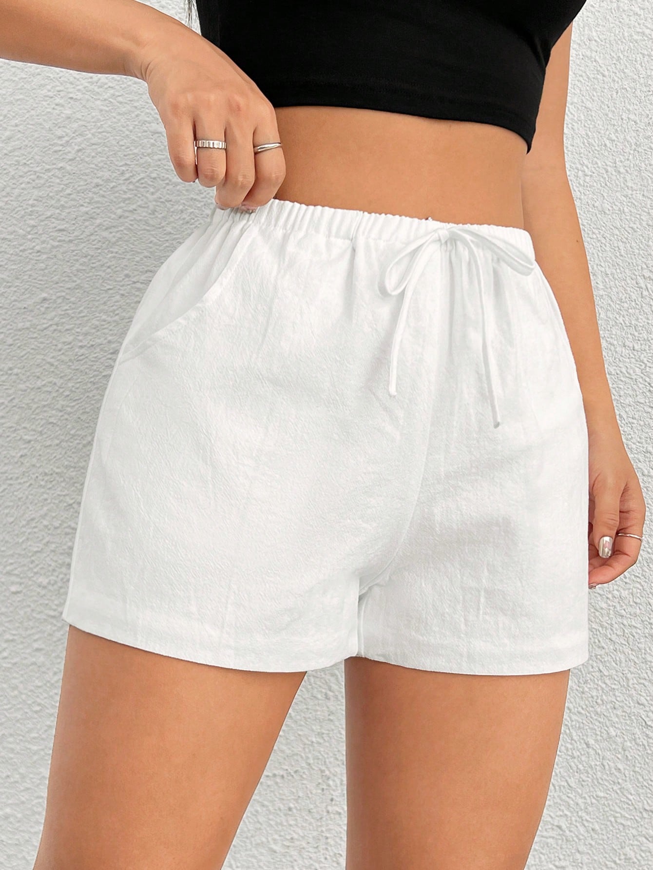 White Shorts