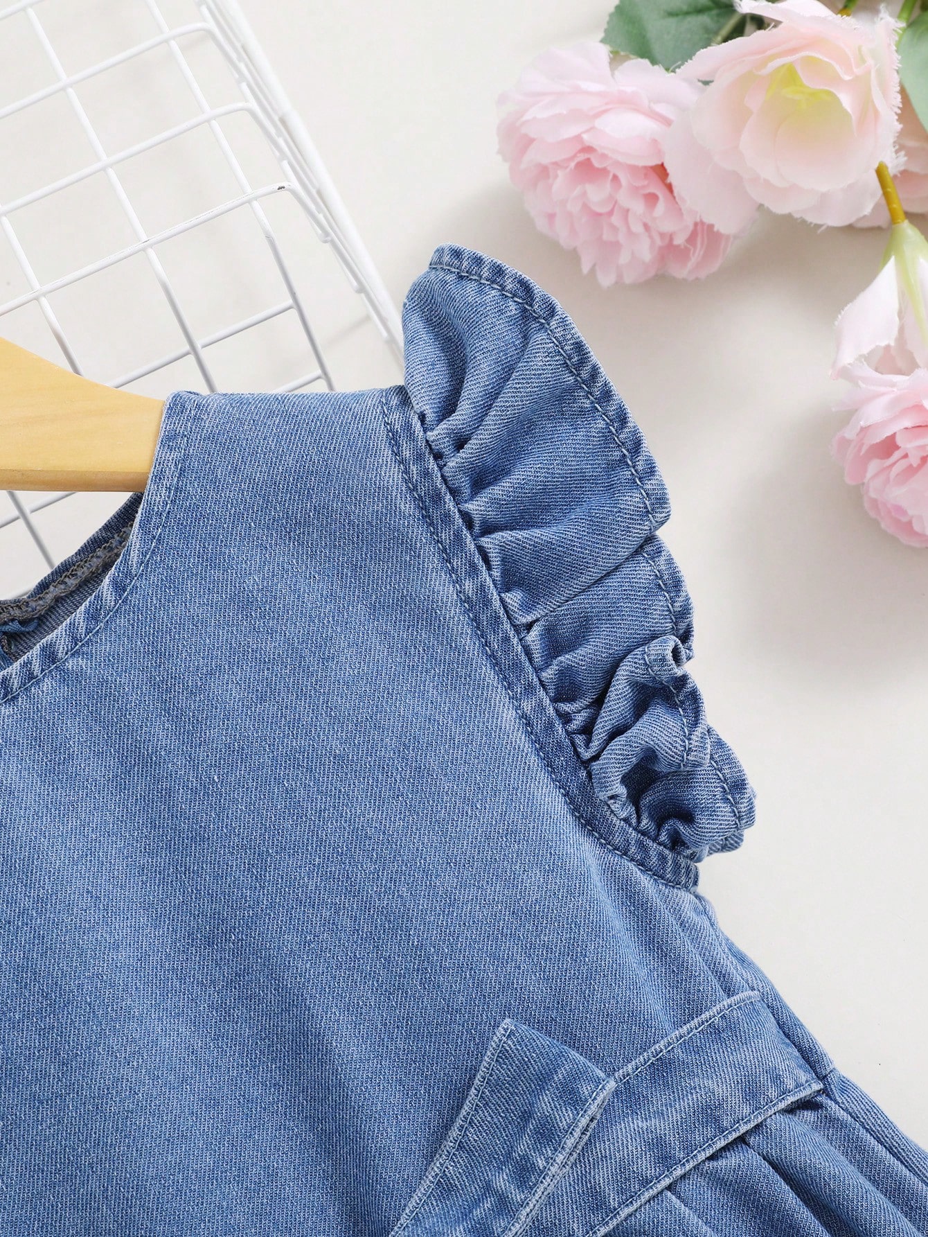 Young Girls Denim Dresses