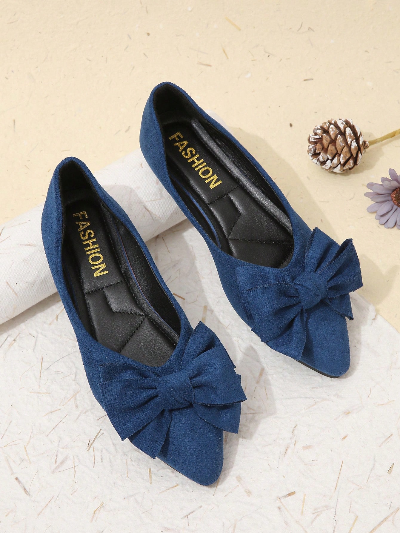 In Blue Women Flats