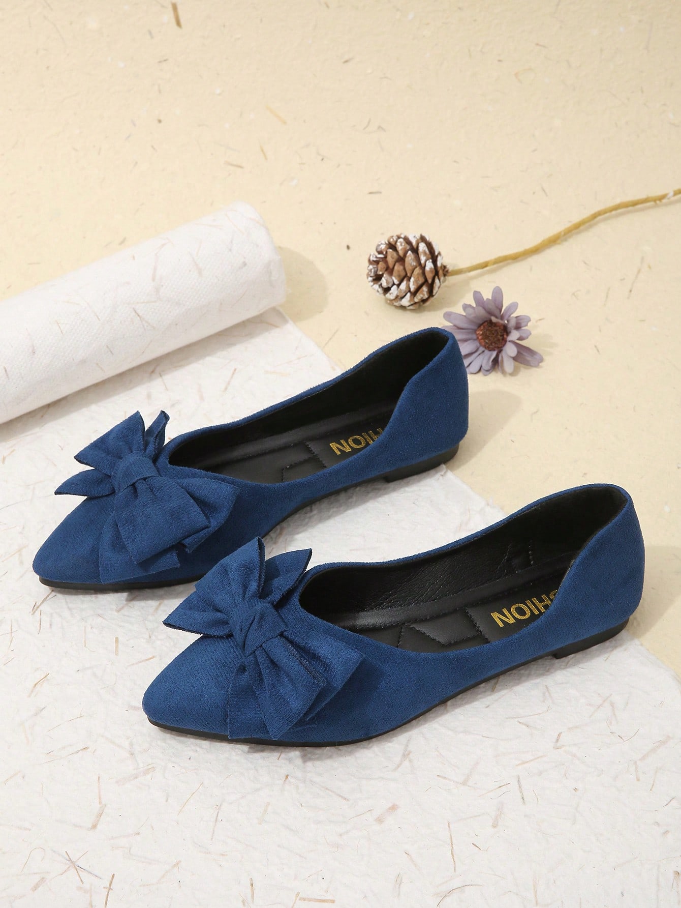 In Blue Women Flats