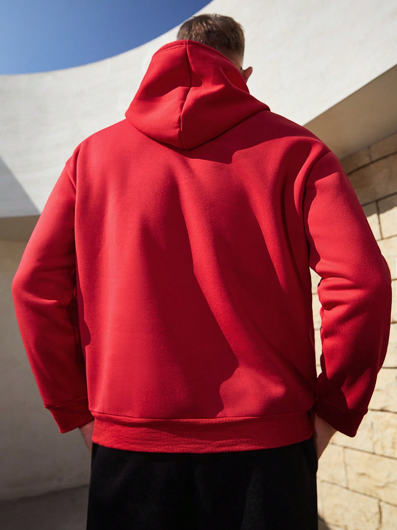 Men Plus Size Hoodie & Sweatshirt Co-ords