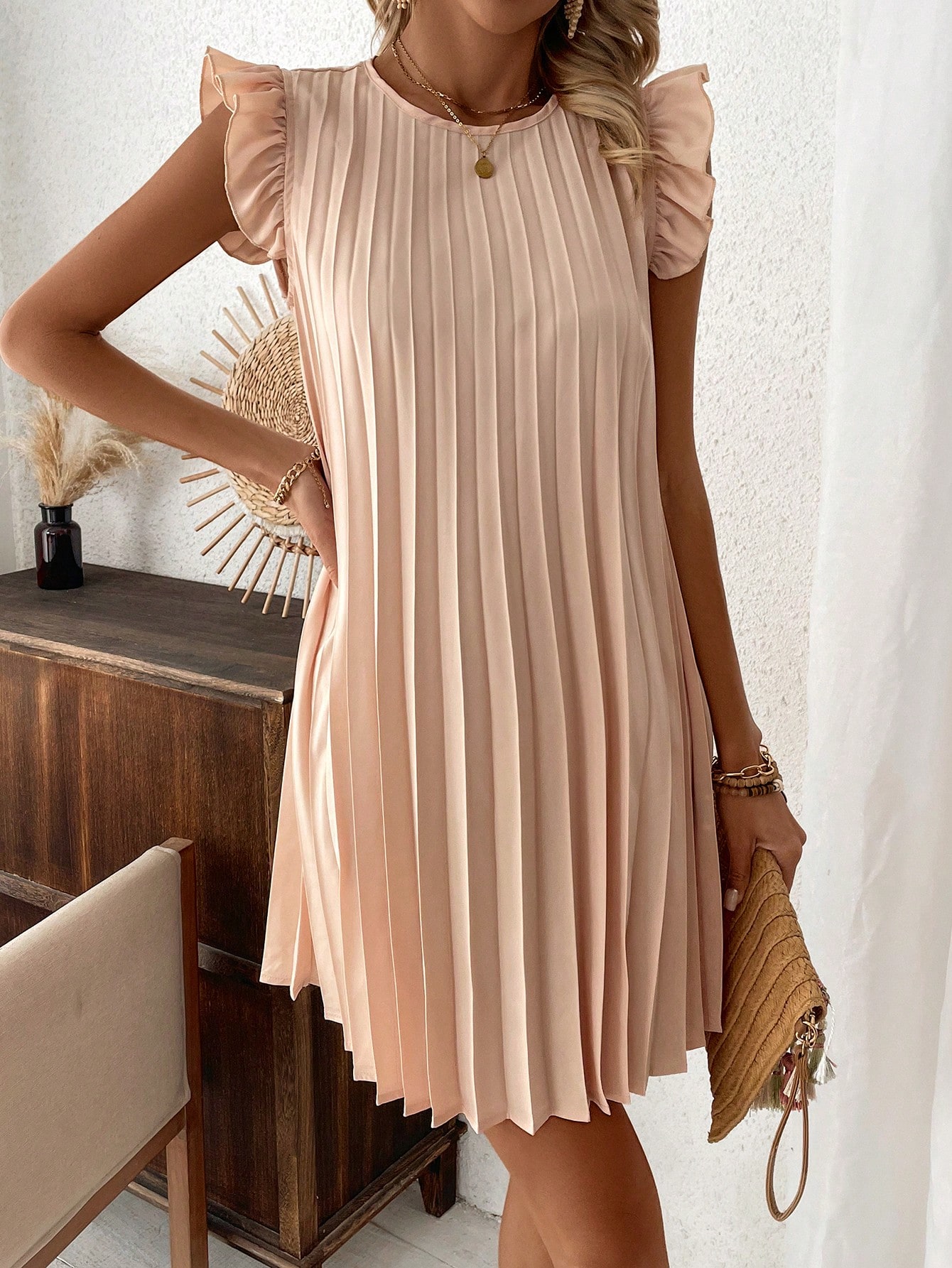 In Beige Women Dresses