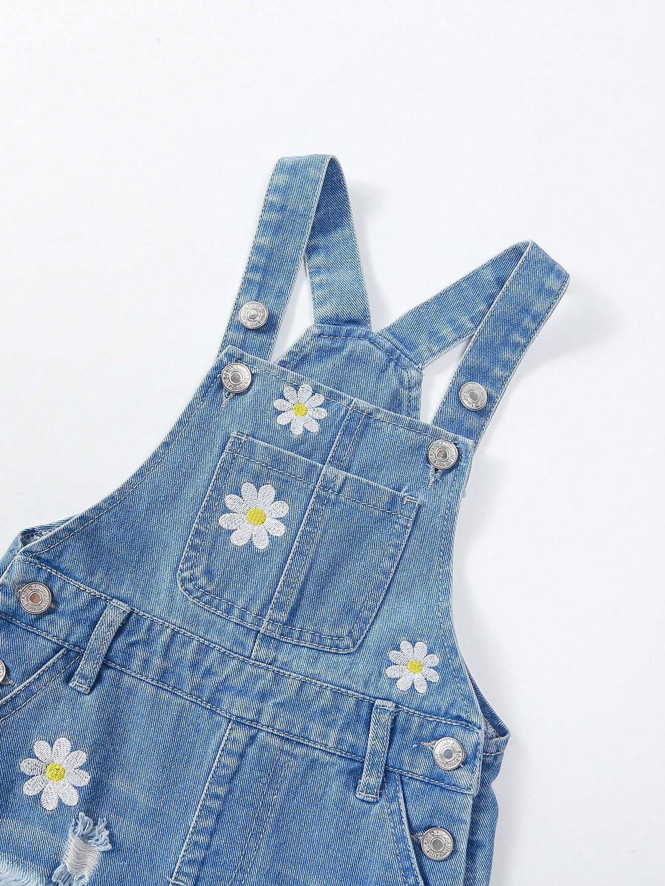 Young Girls Denim Overalls & Jumpsuits