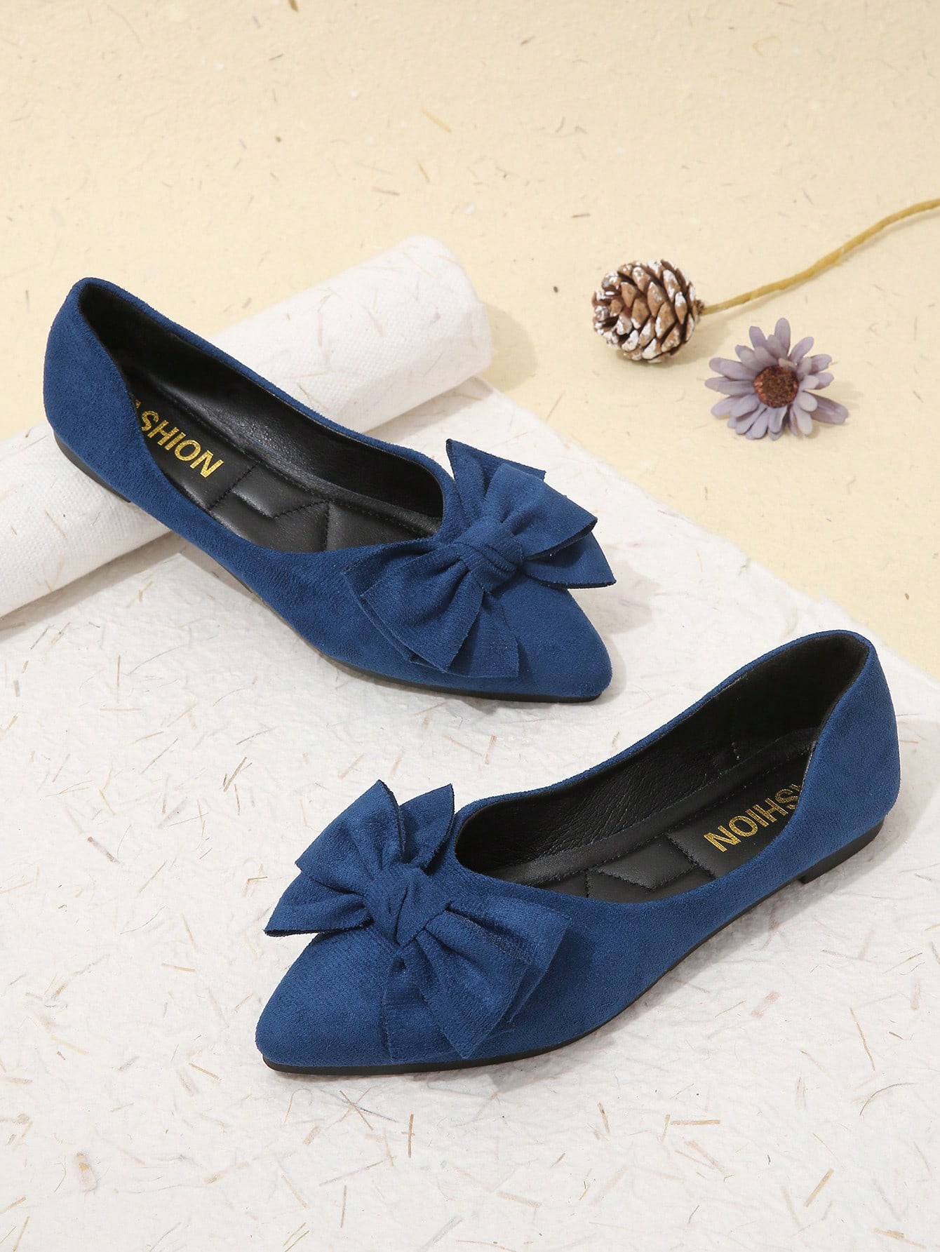 In Blue Women Flats