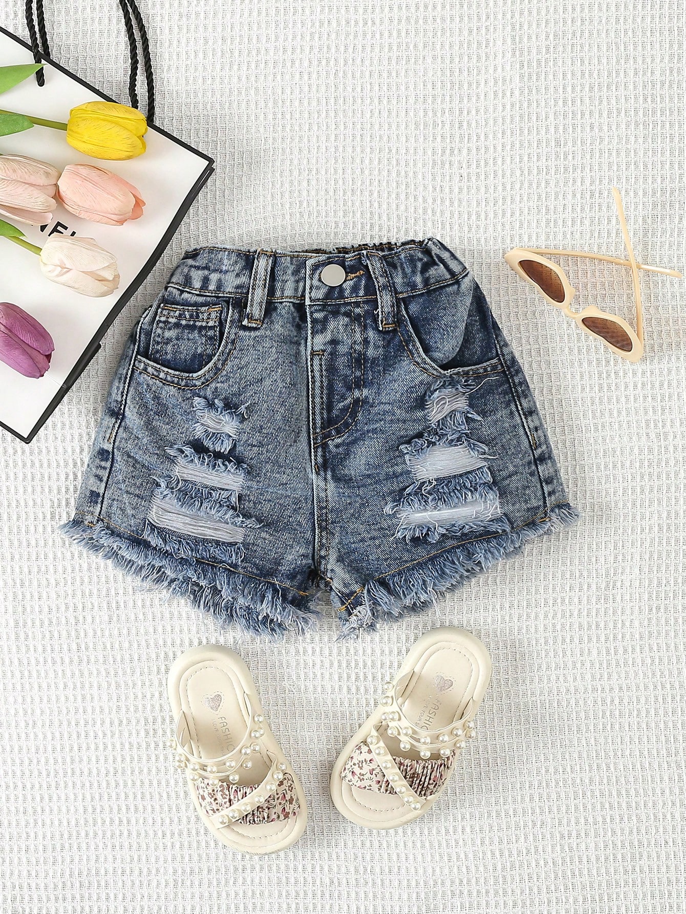 Young Girls Denim Shorts