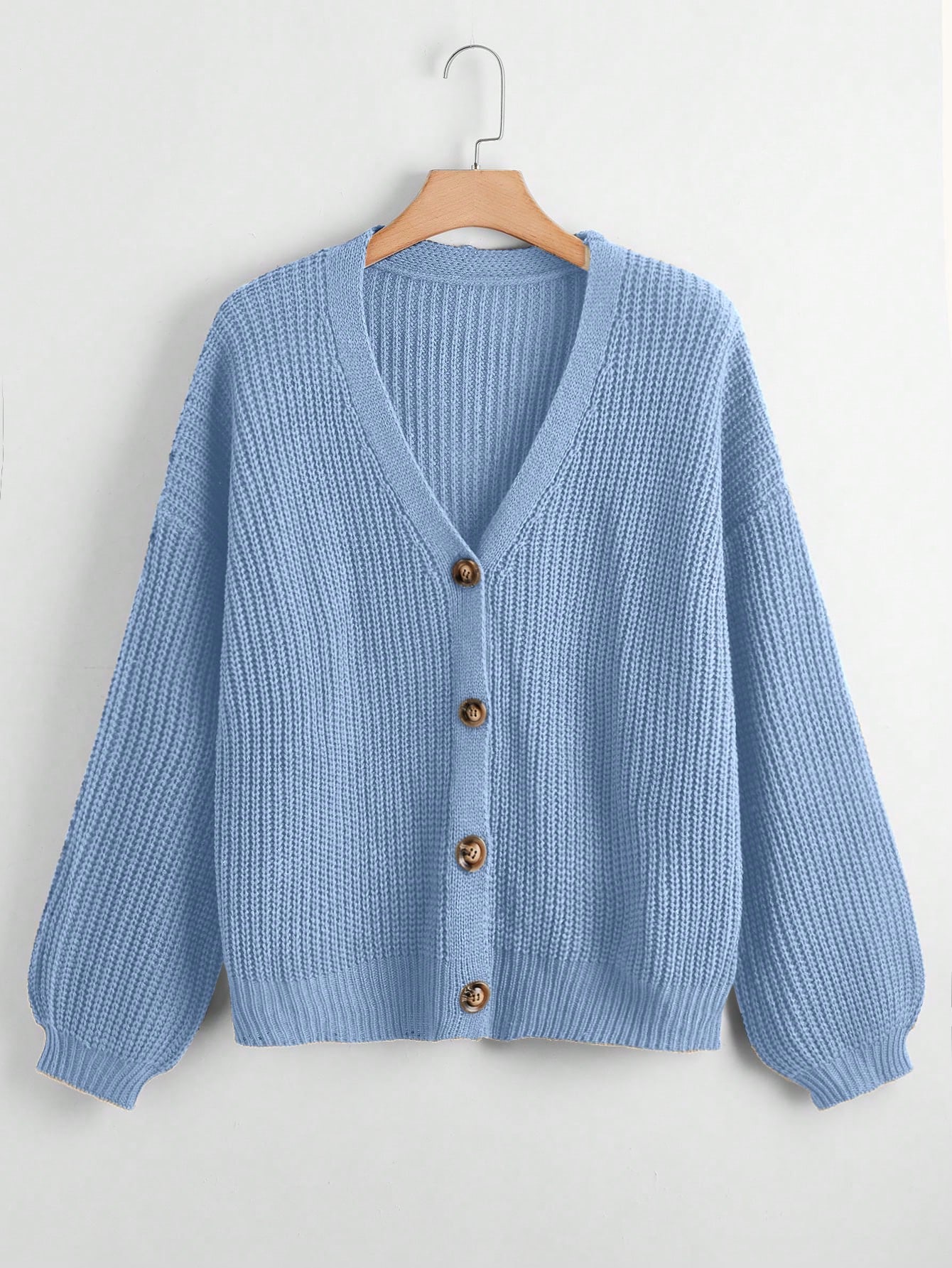 In Long Sleeve Plus Size Cardigans