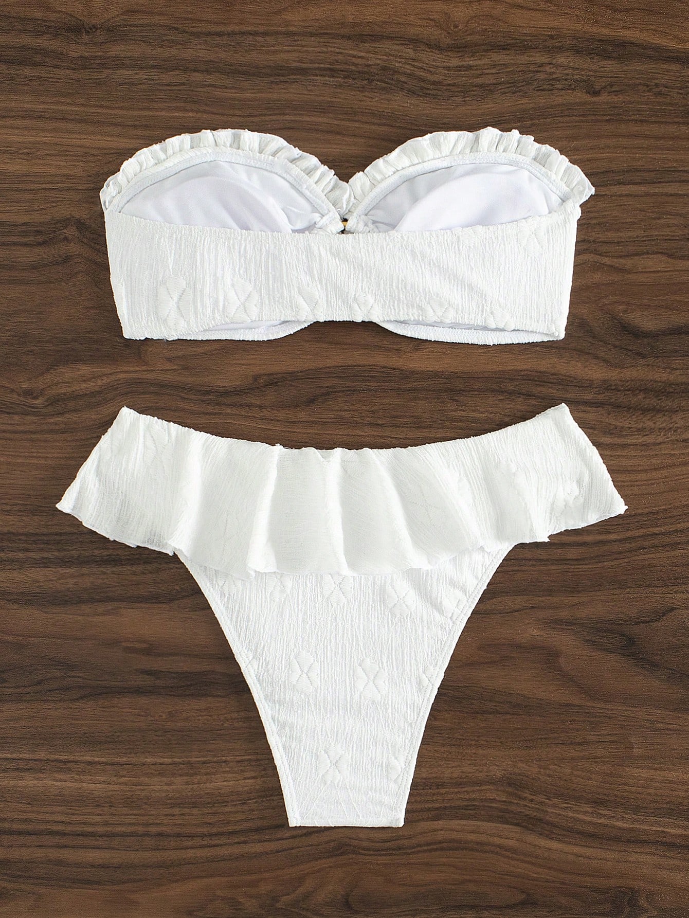 In White Women Bikini Sets