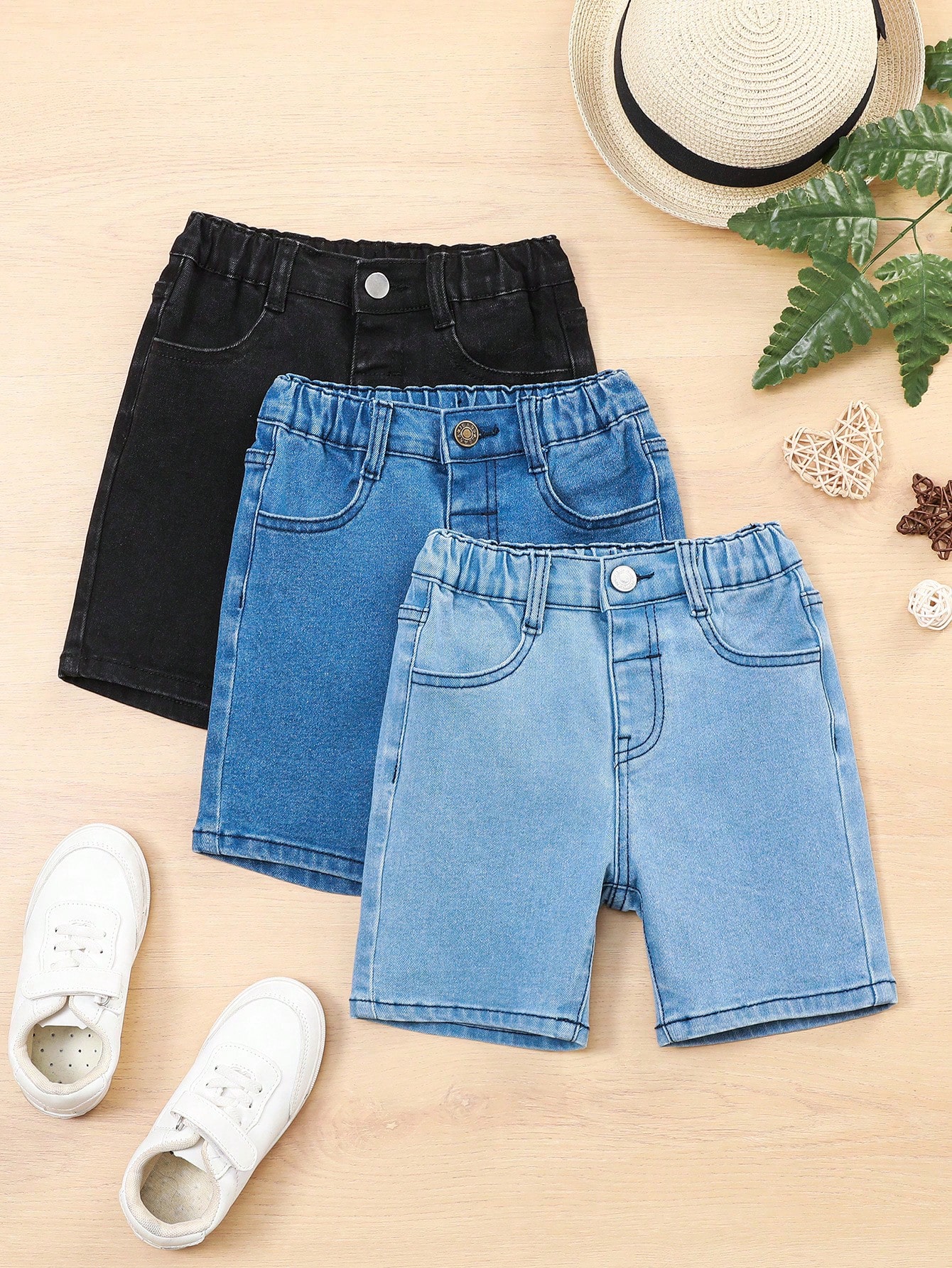 Young Boys Denim Shorts