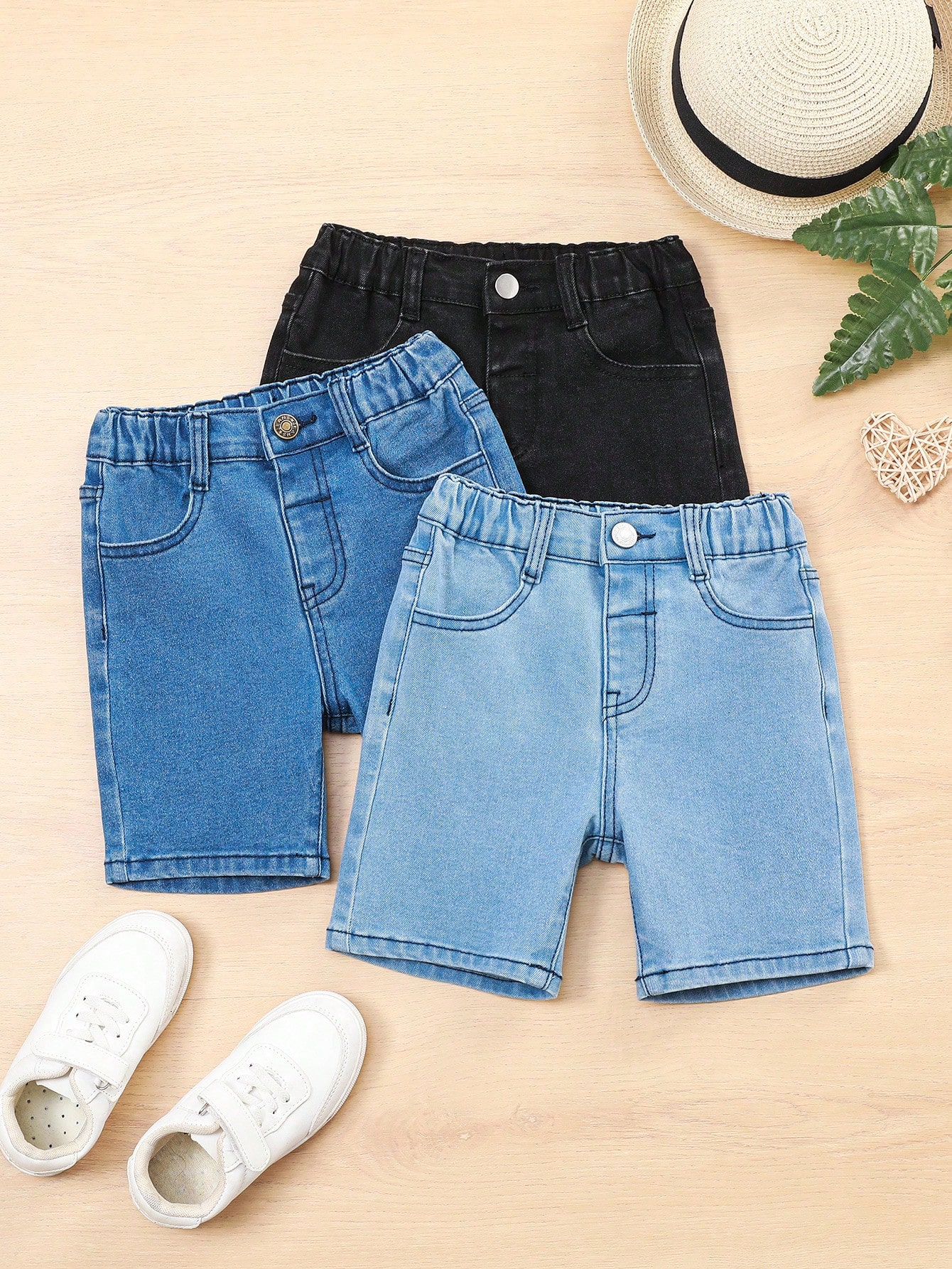 Young Boys Denim Shorts