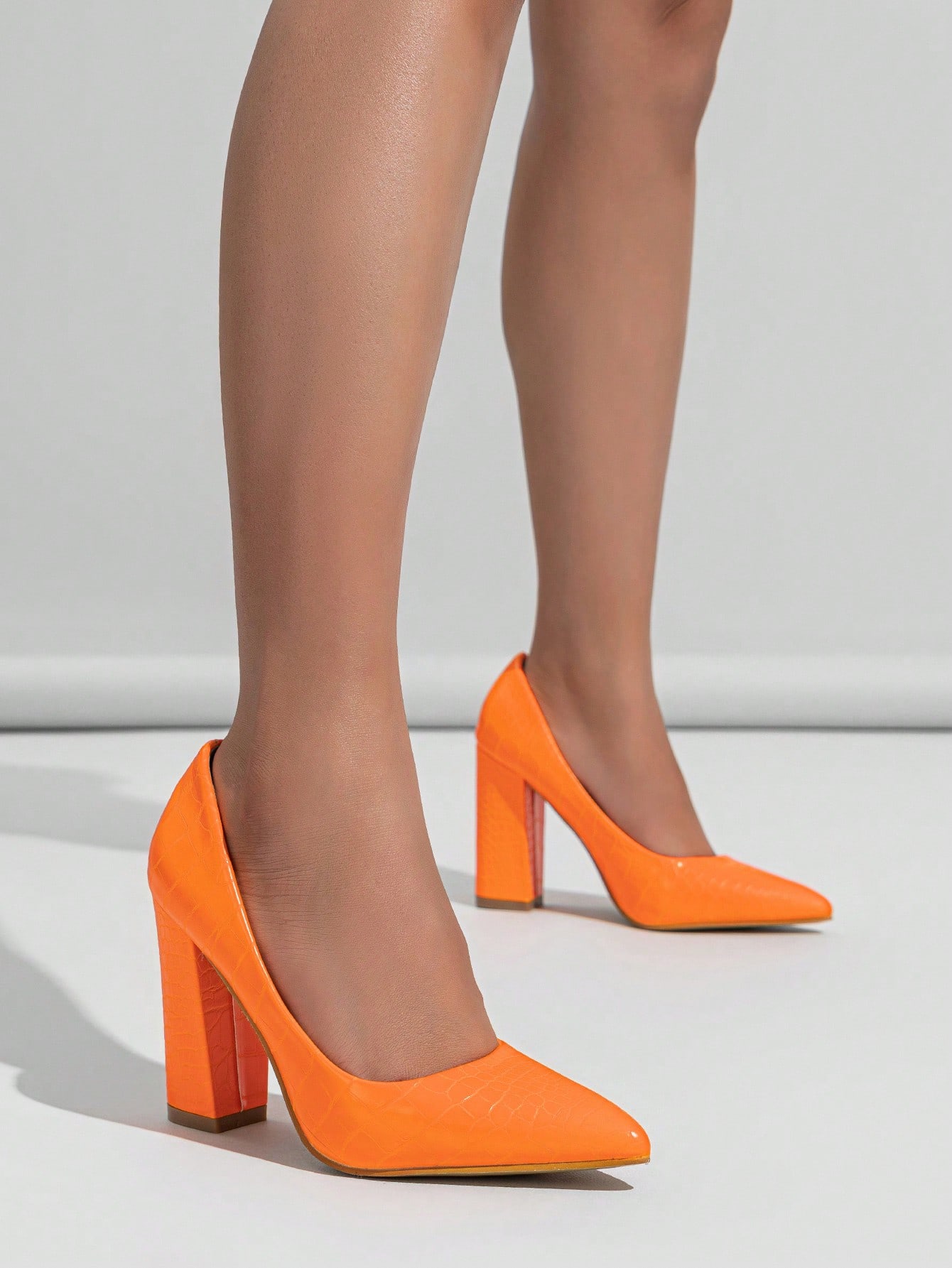 In Orange Women Pumps