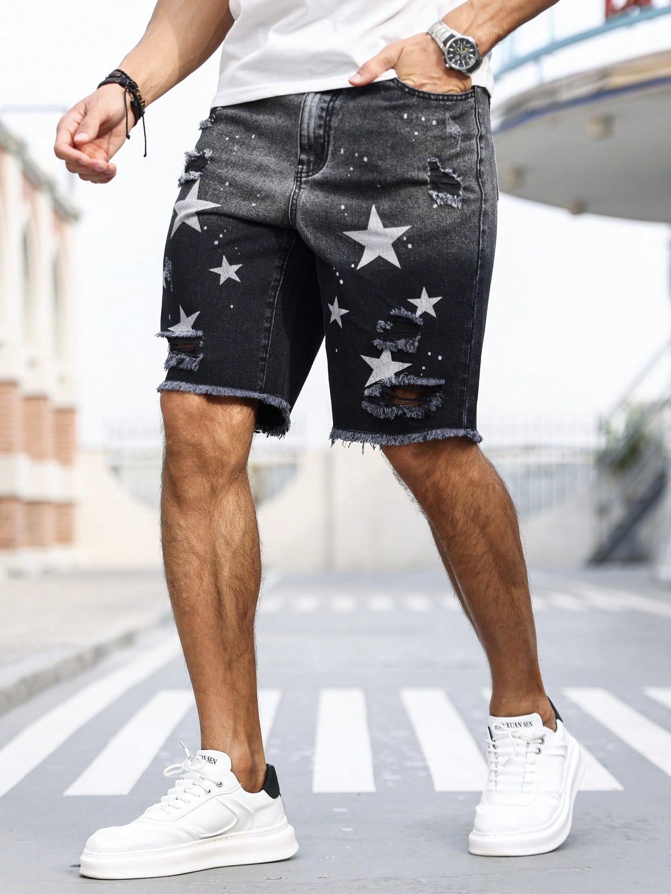 Men Denim Shorts