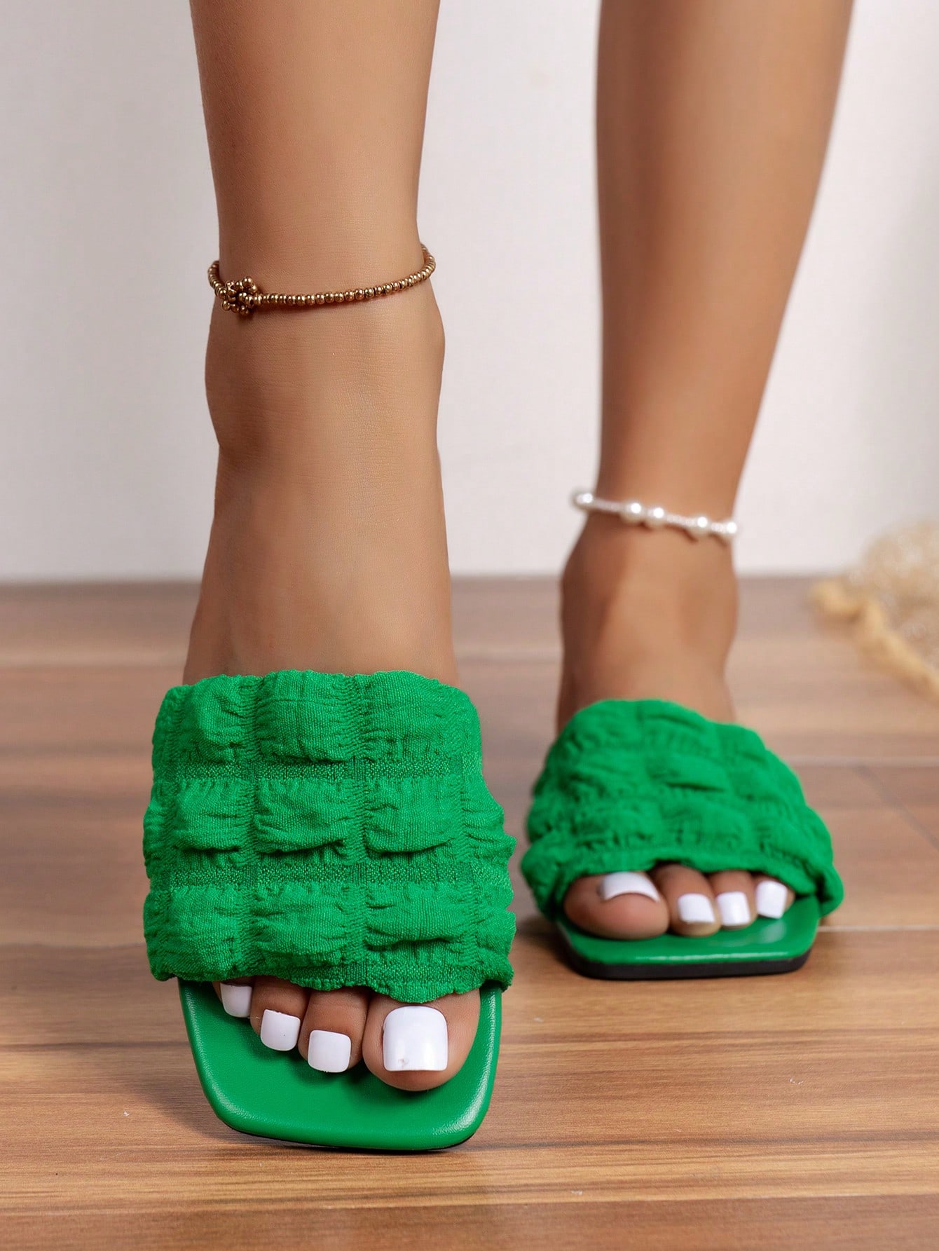 In Green Women Shoes