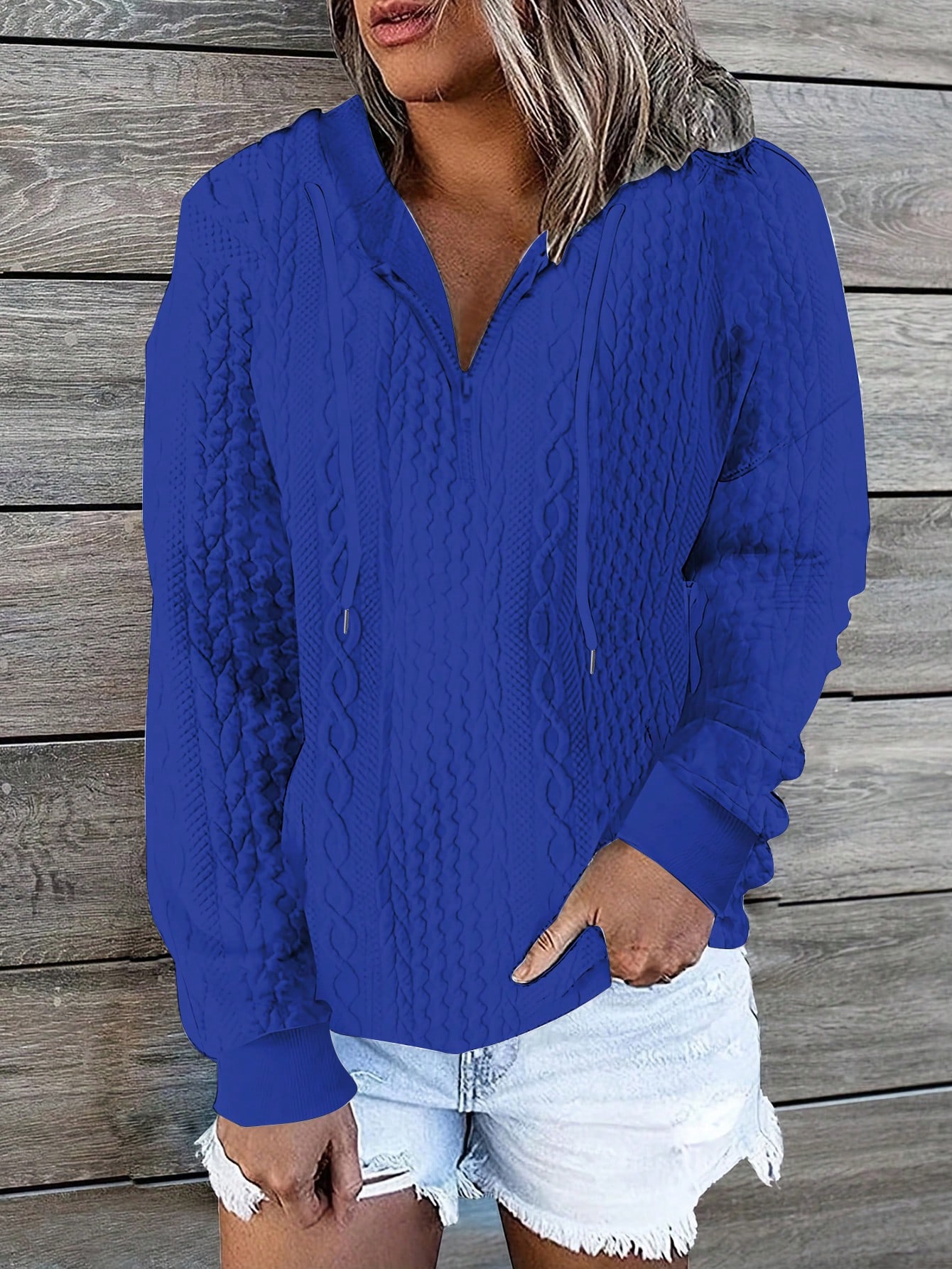 In Blue Women Sweatshirts