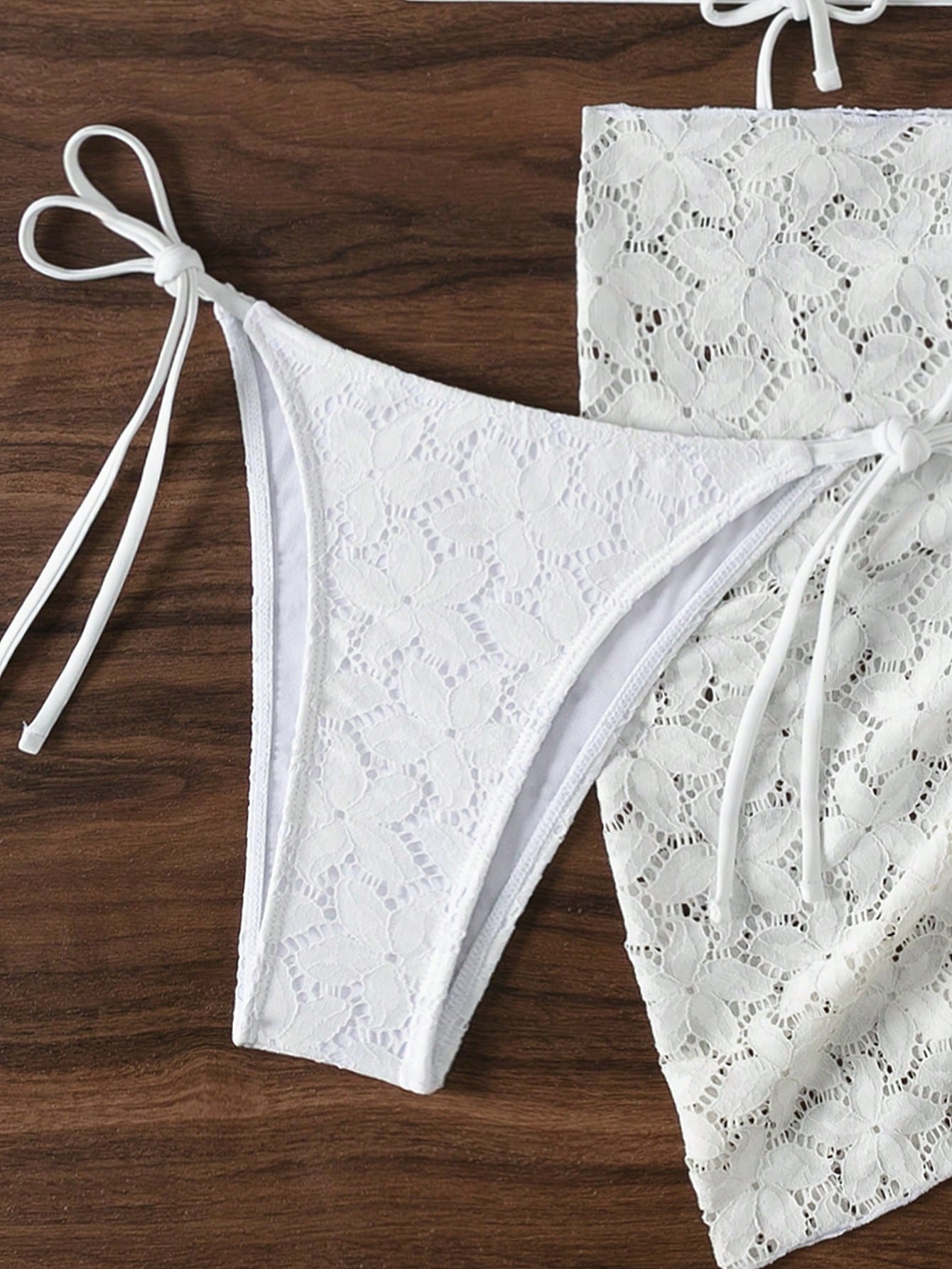 In White Women Bikini Sets