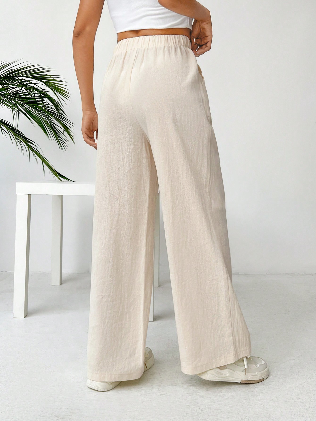 In Beige Women Pants