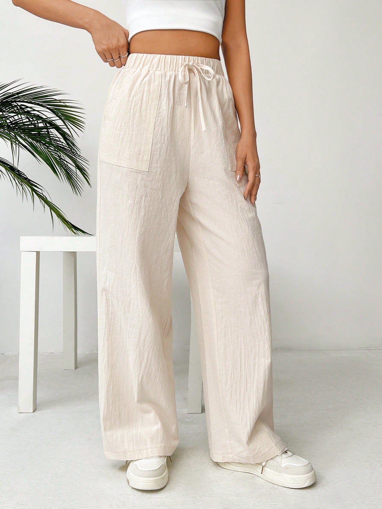 In Beige Women Pants