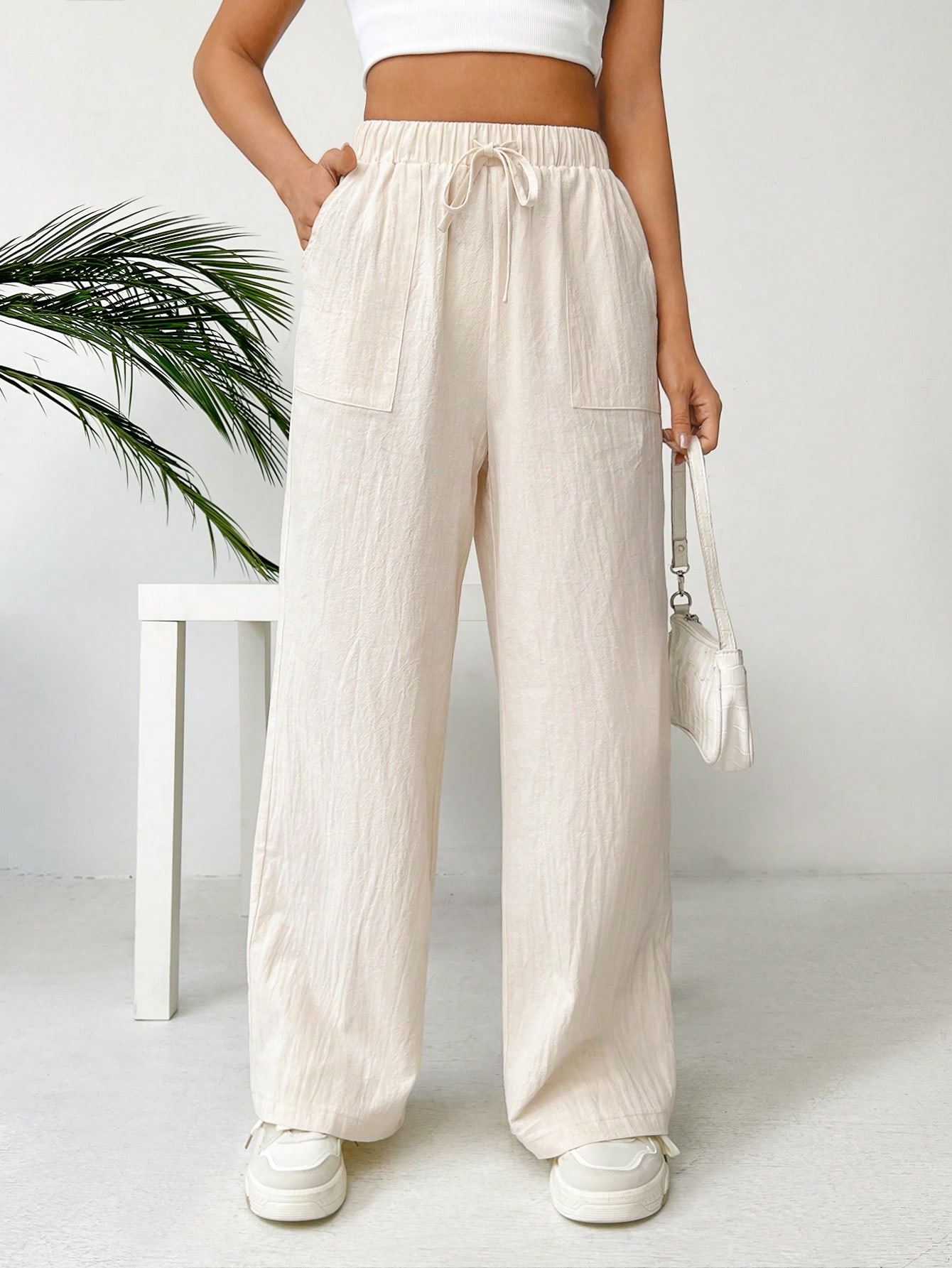 In Beige Women Pants