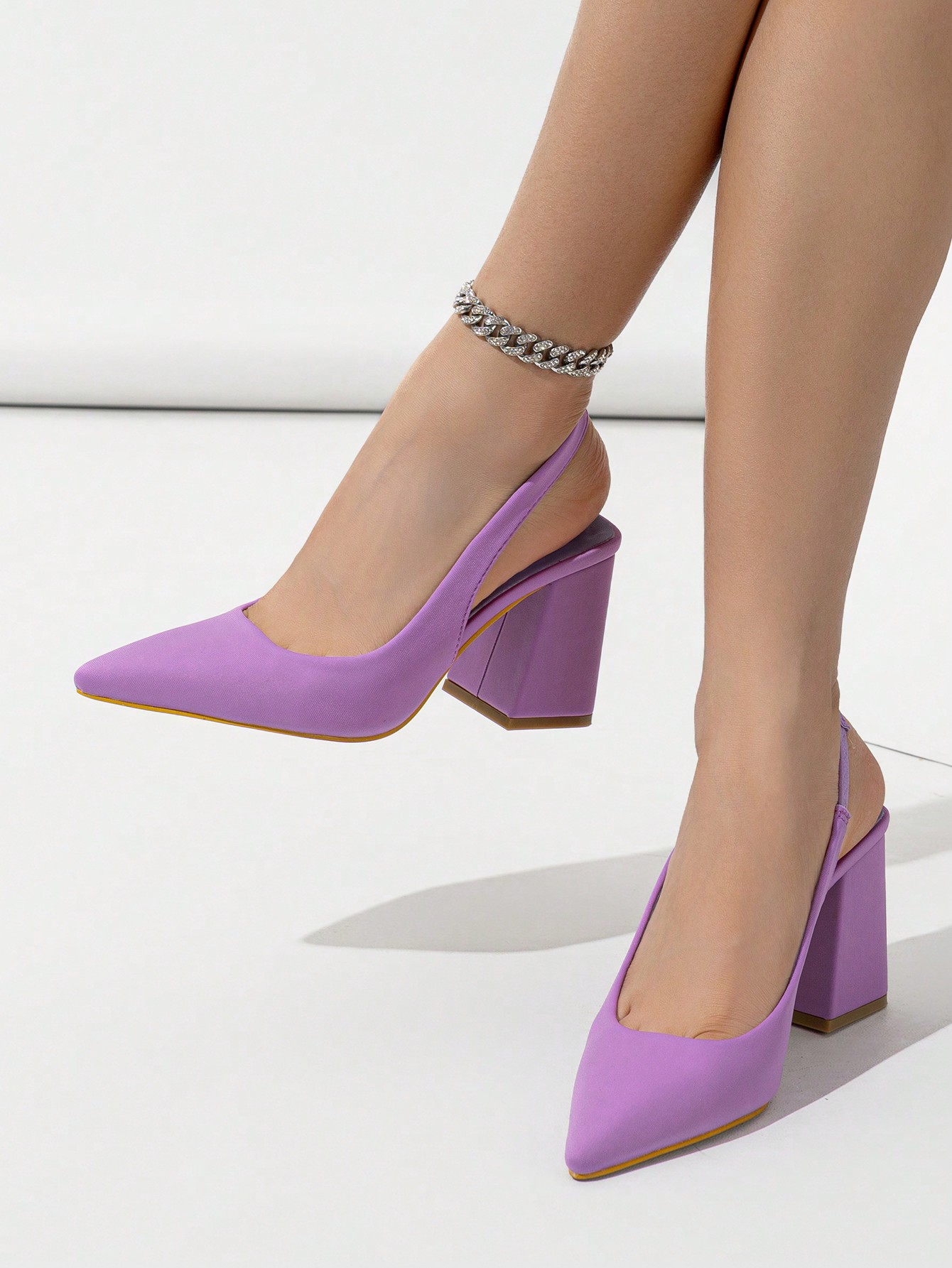 In Purple Women Pumps