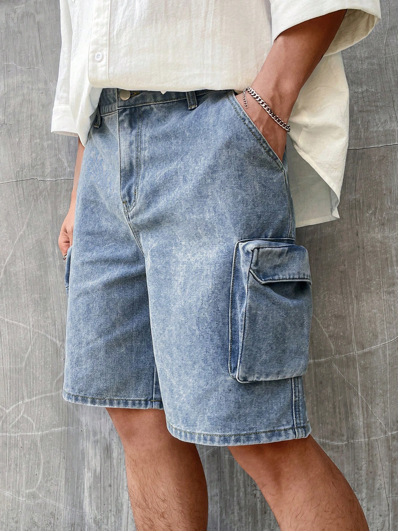 Men Denim Shorts