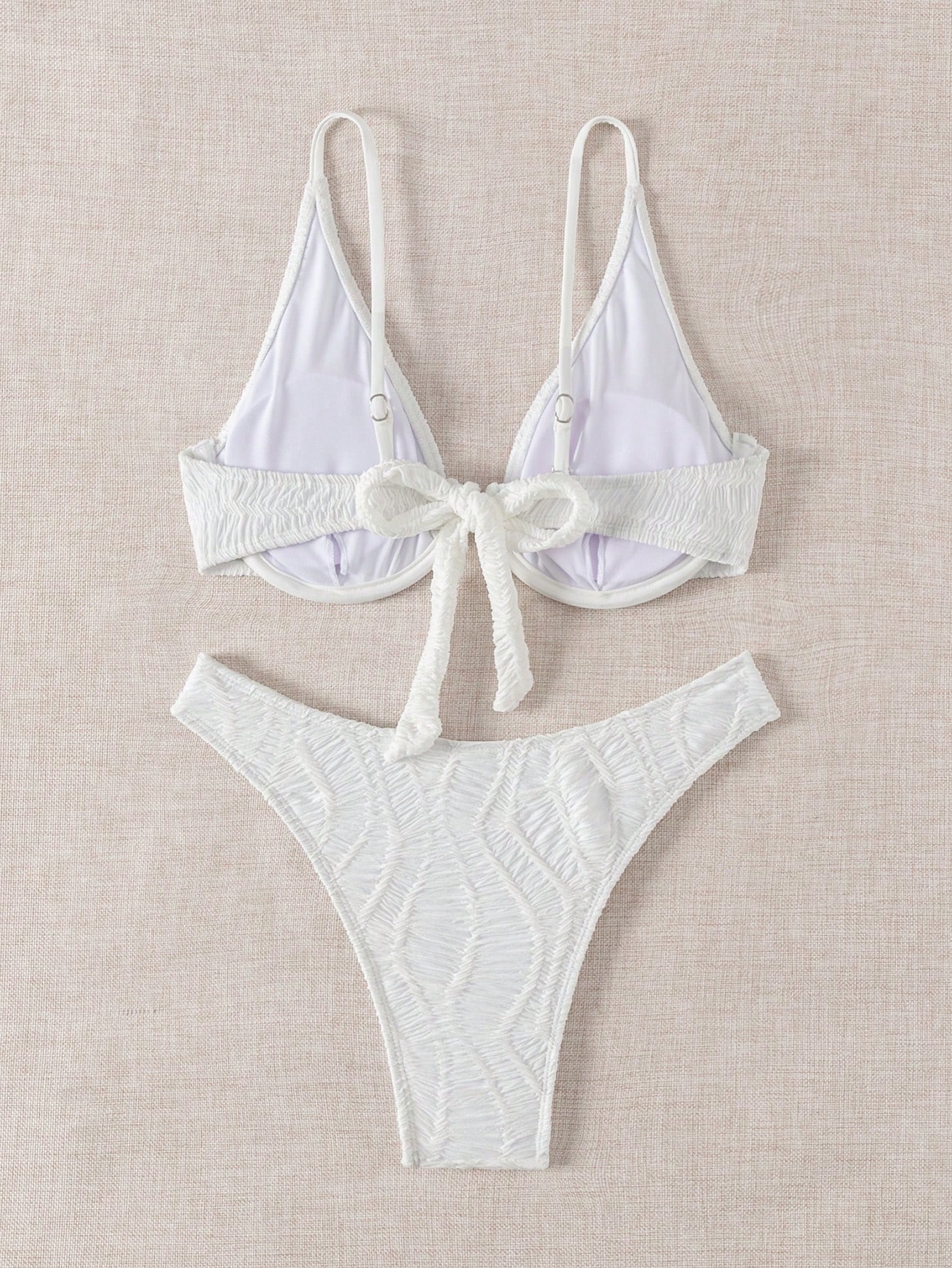 In White Women Bikini Sets