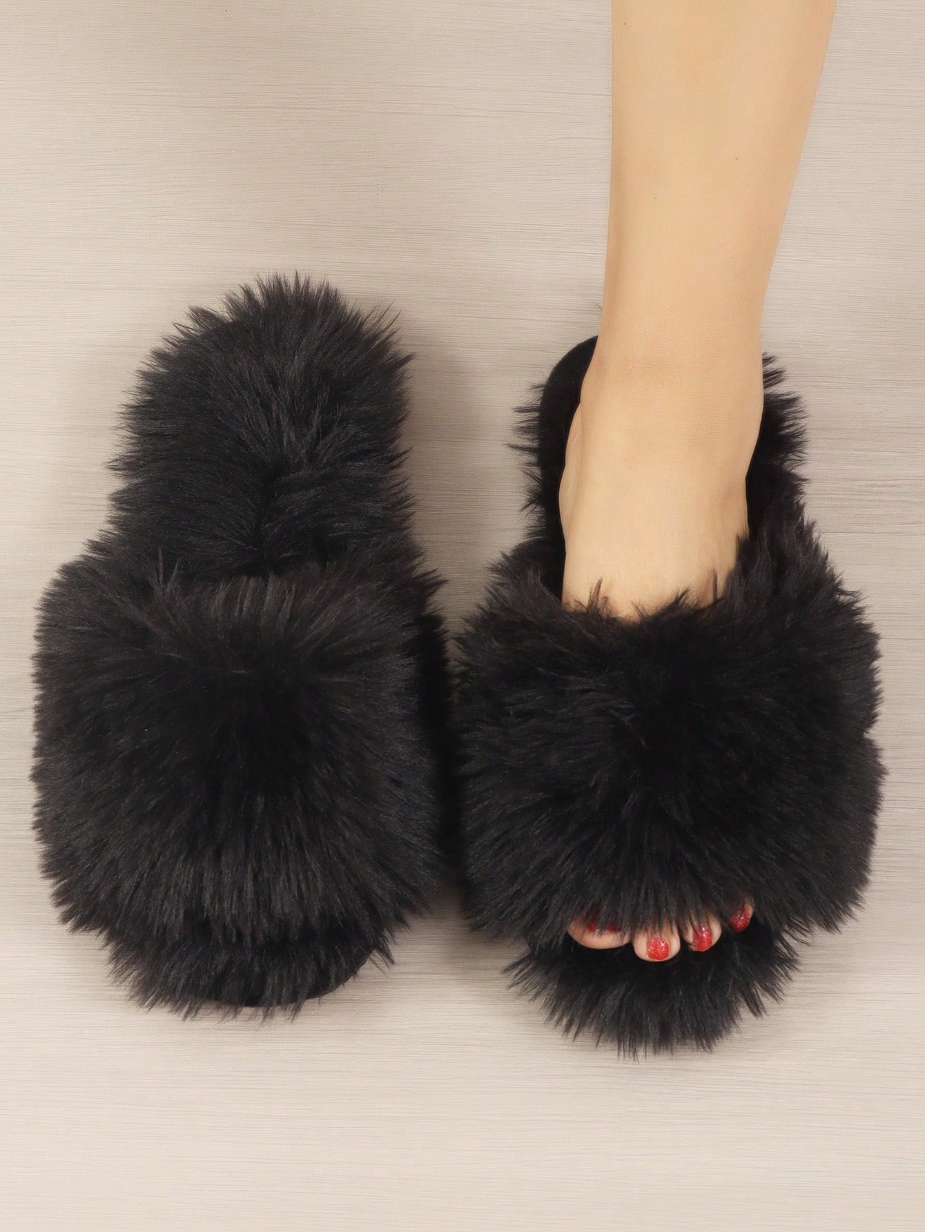 In Black Women Home Slippers