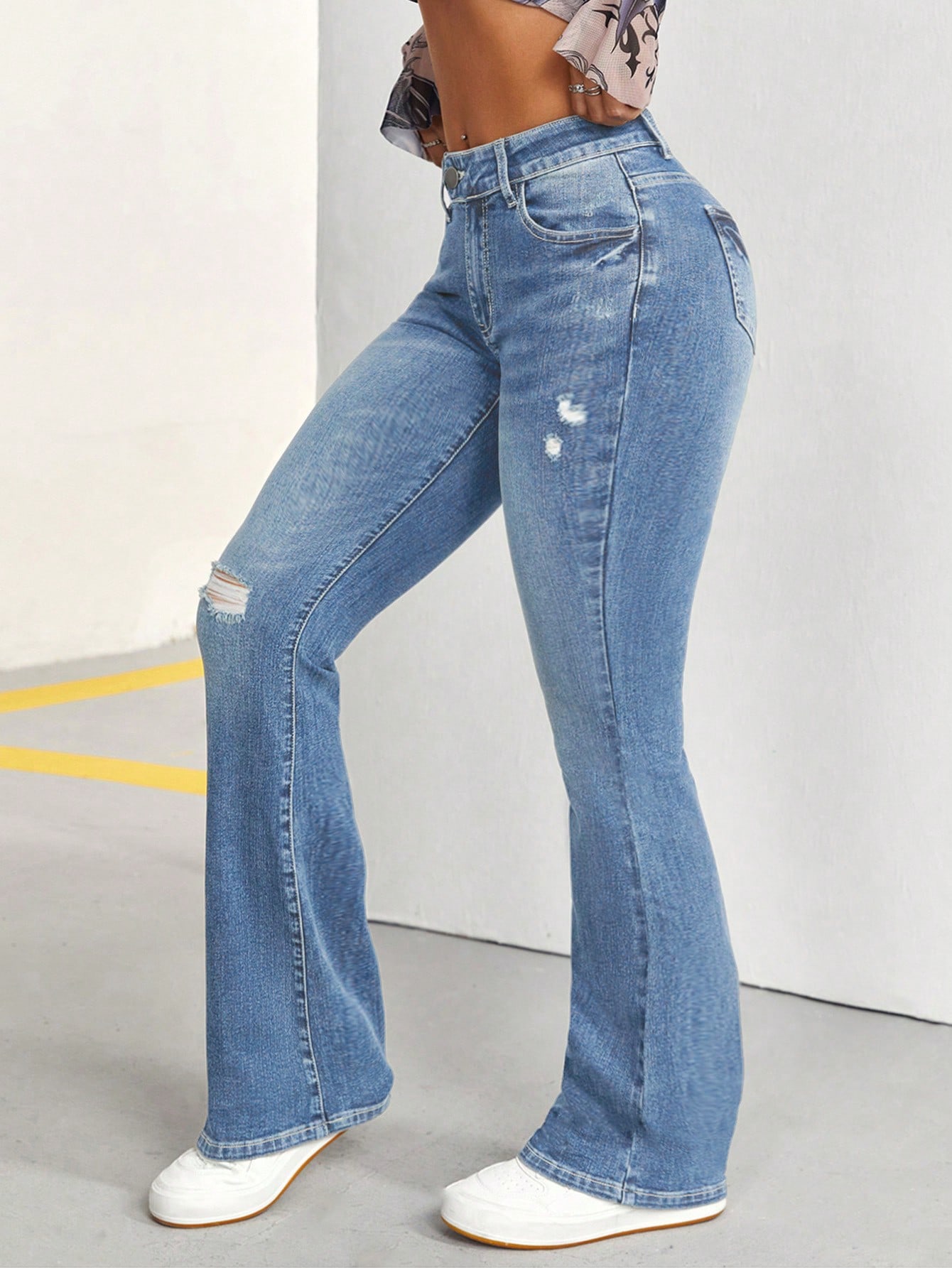 Flare Leg Jeans